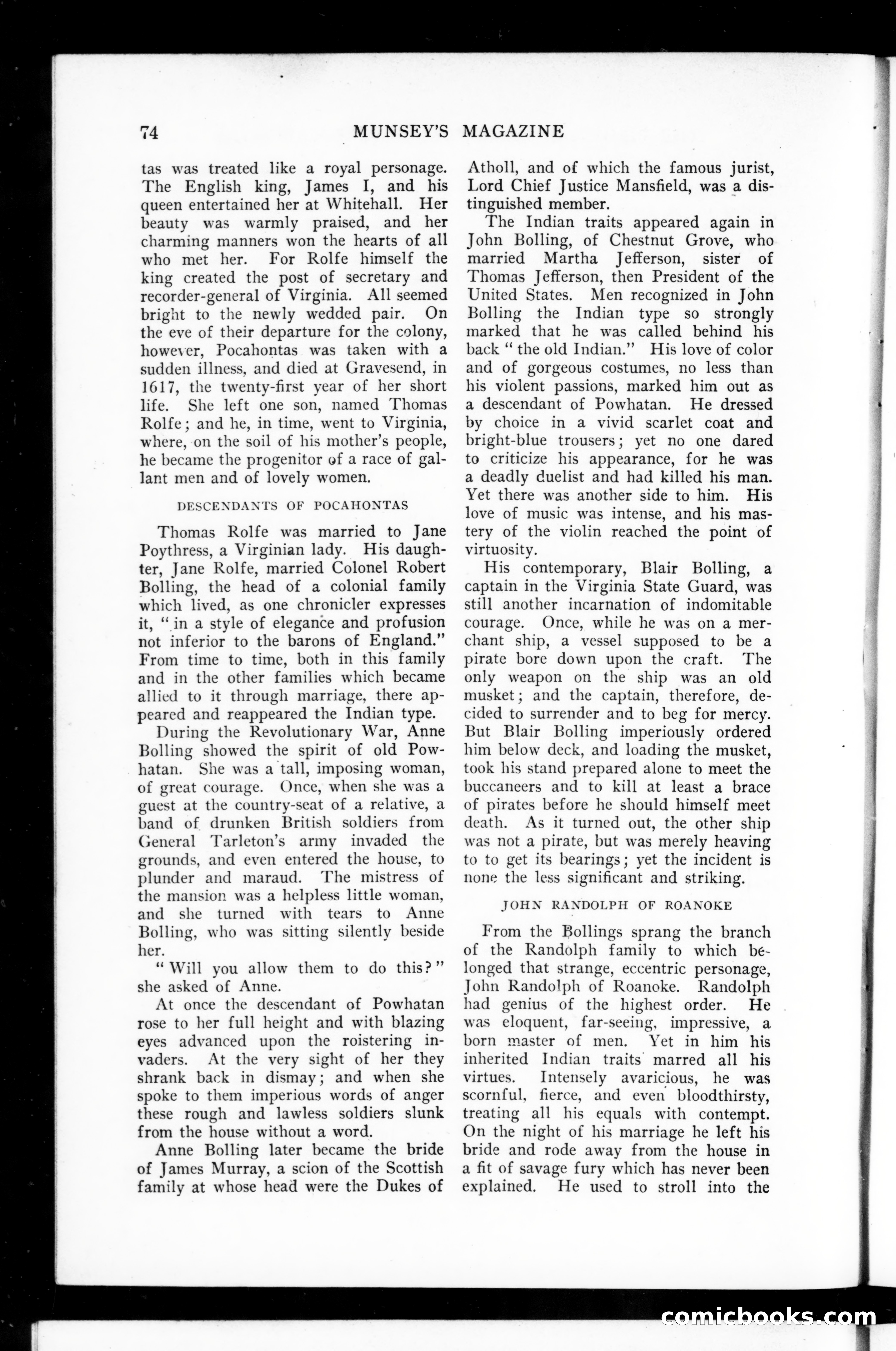 Munsey's Magazine, Vol. 38, No. 1 — page 72 of 136