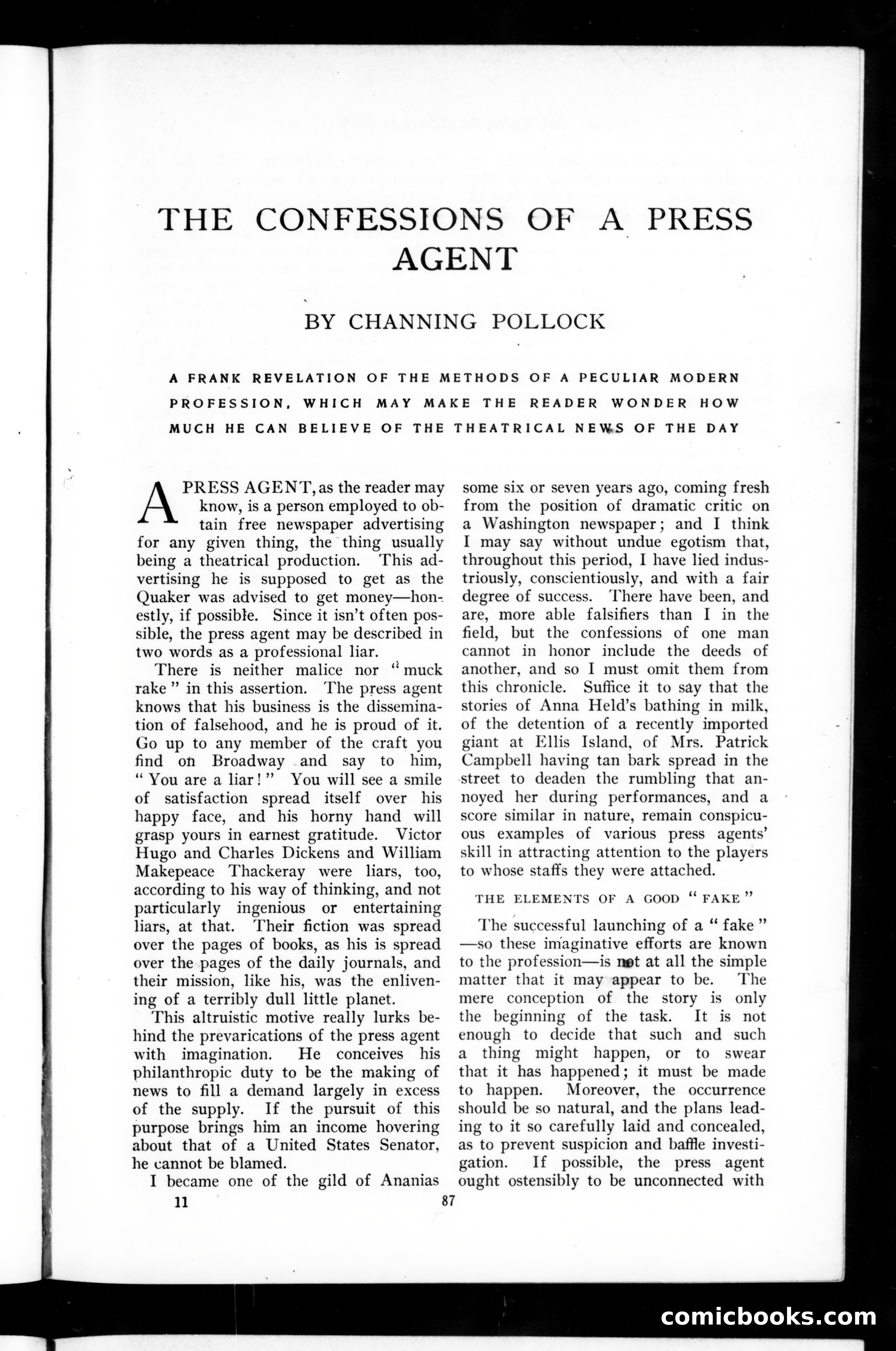 Munsey's Magazine, Vol. 38, No. 1 — page 85 of 136