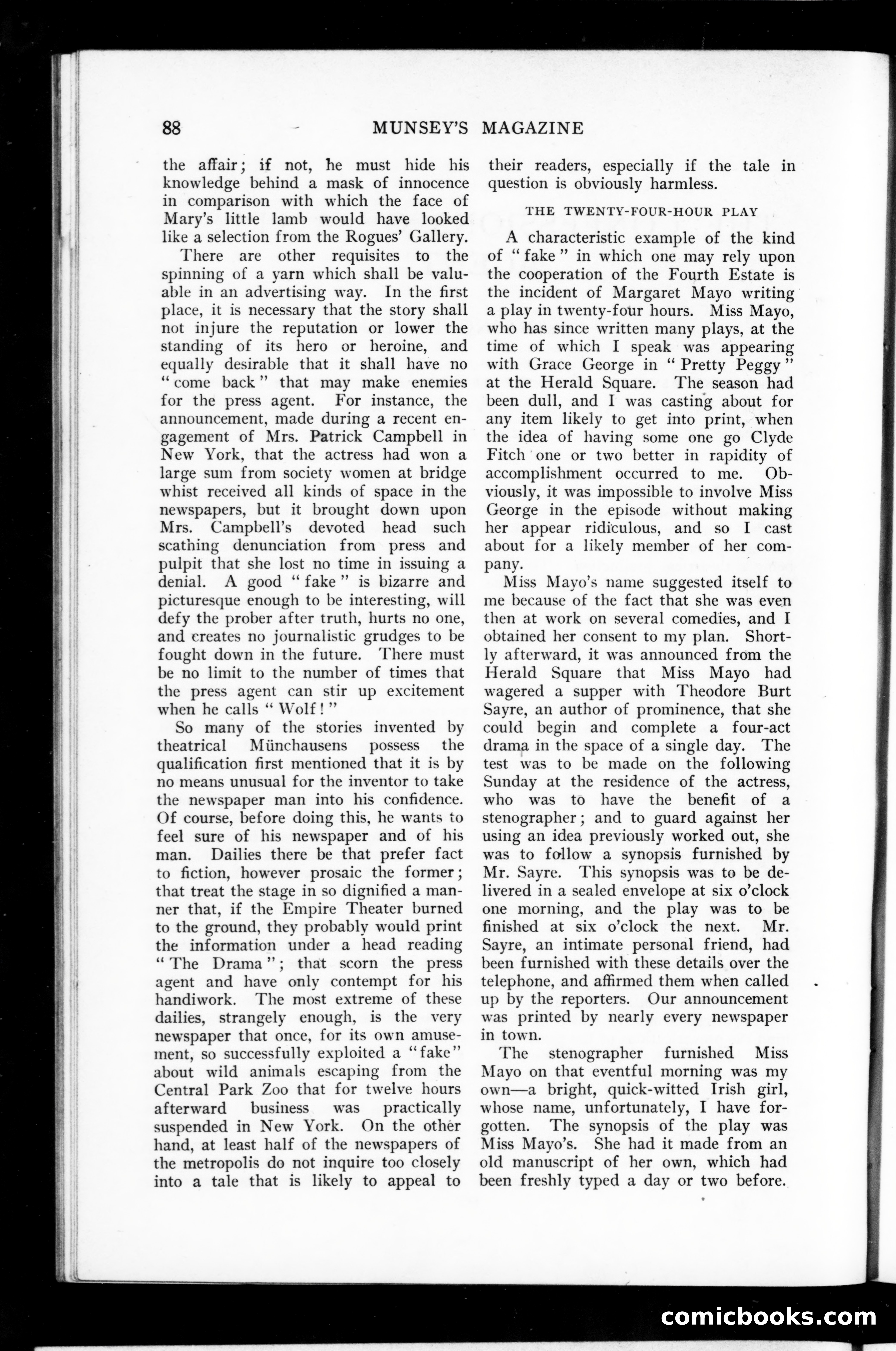 Munsey's Magazine, Vol. 38, No. 1 — page 86 of 136