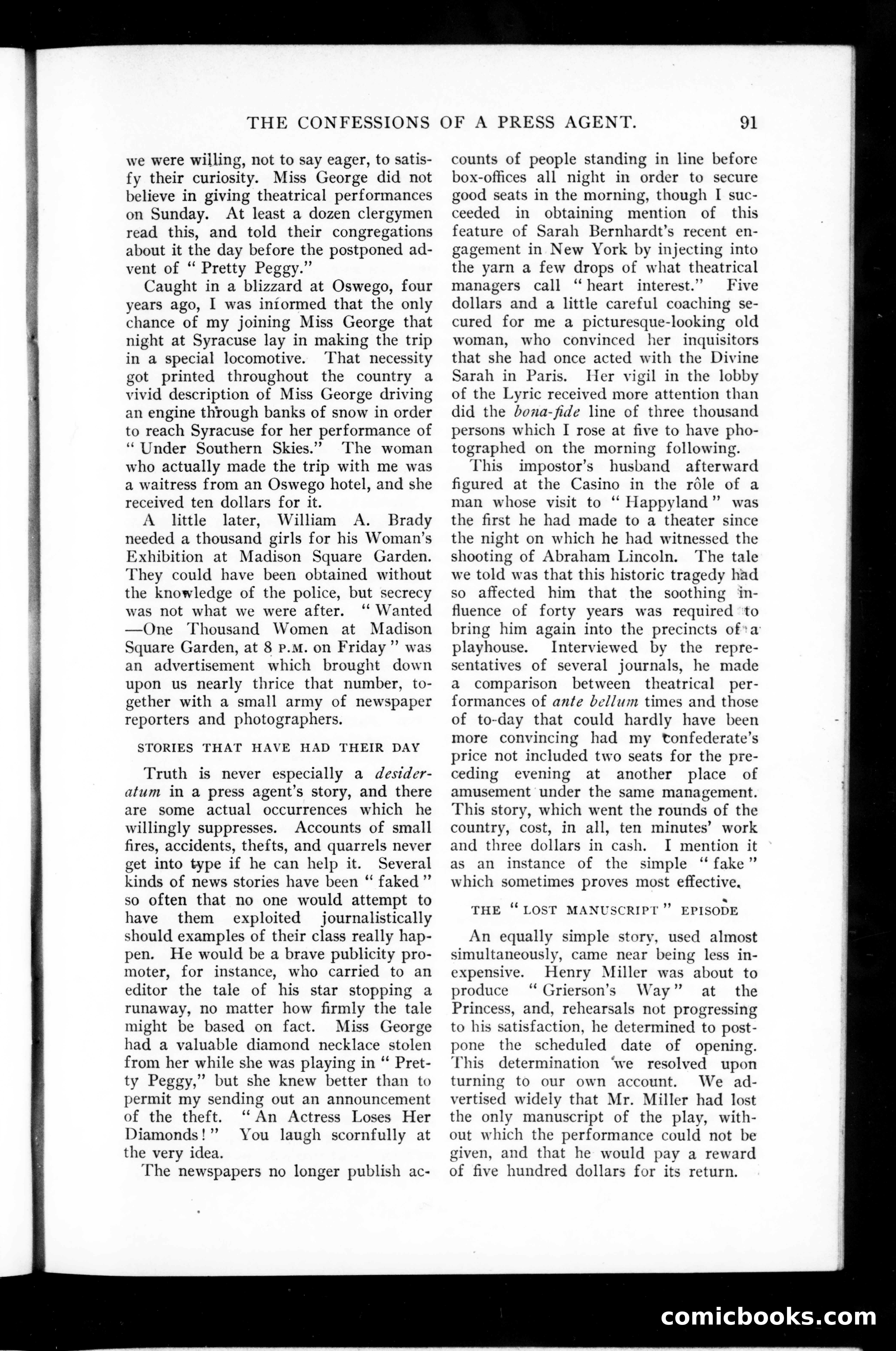 Munsey's Magazine, Vol. 38, No. 1 — page 89 of 136