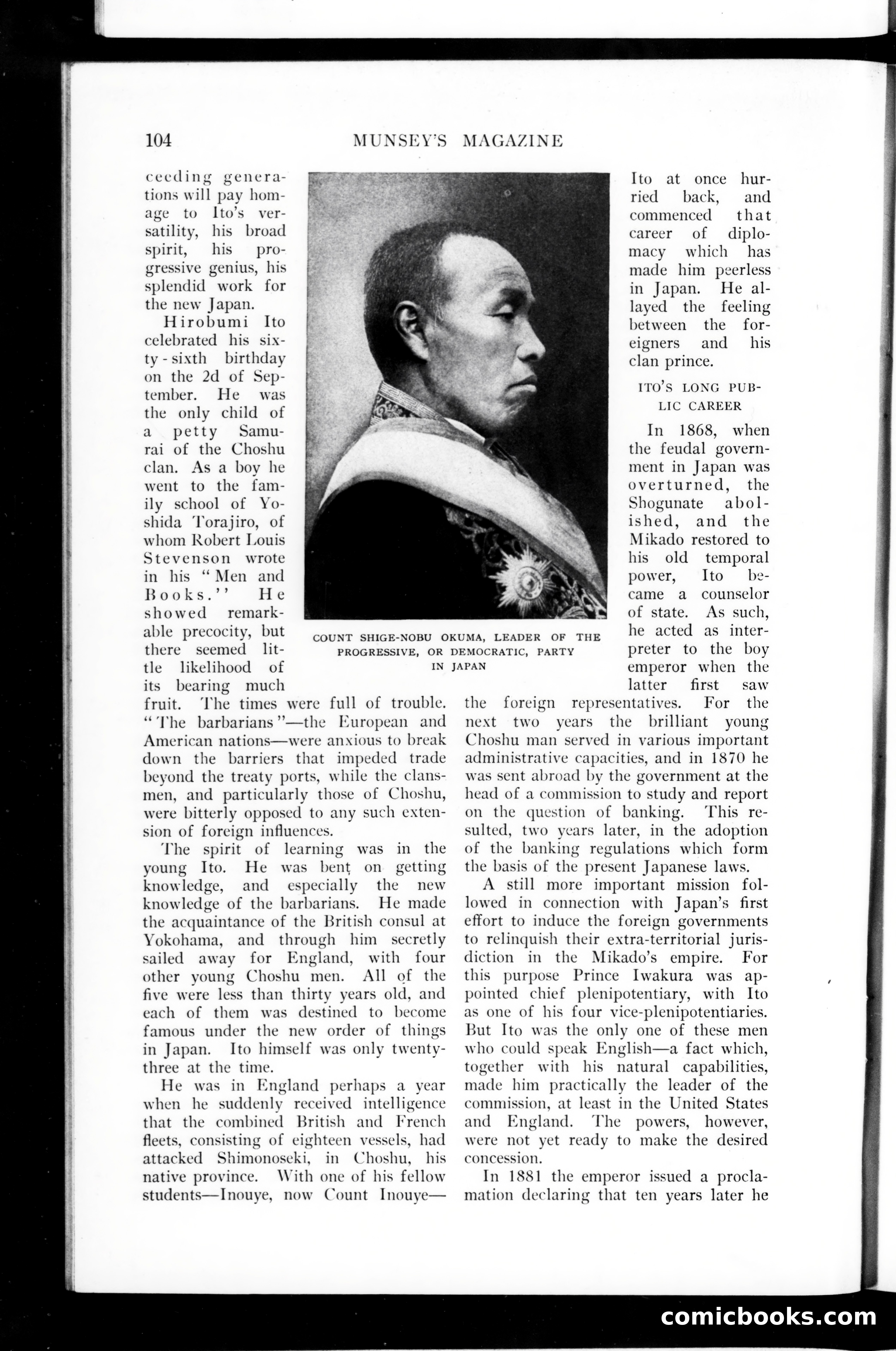 Munsey's Magazine, Vol. 38, No. 1 — page 102 of 136