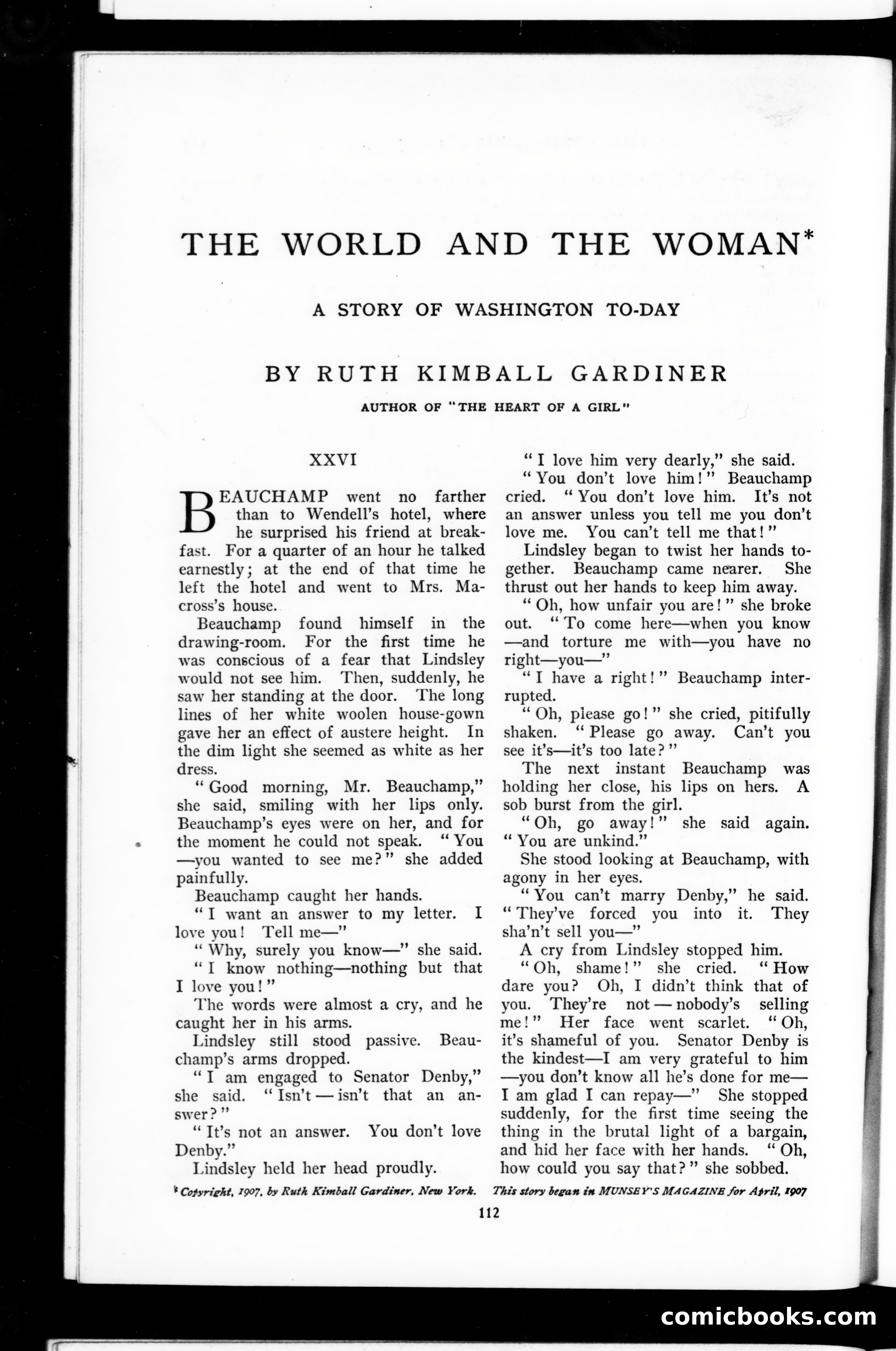 Munsey's Magazine, Vol. 38, No. 1 — page 110 of 136
