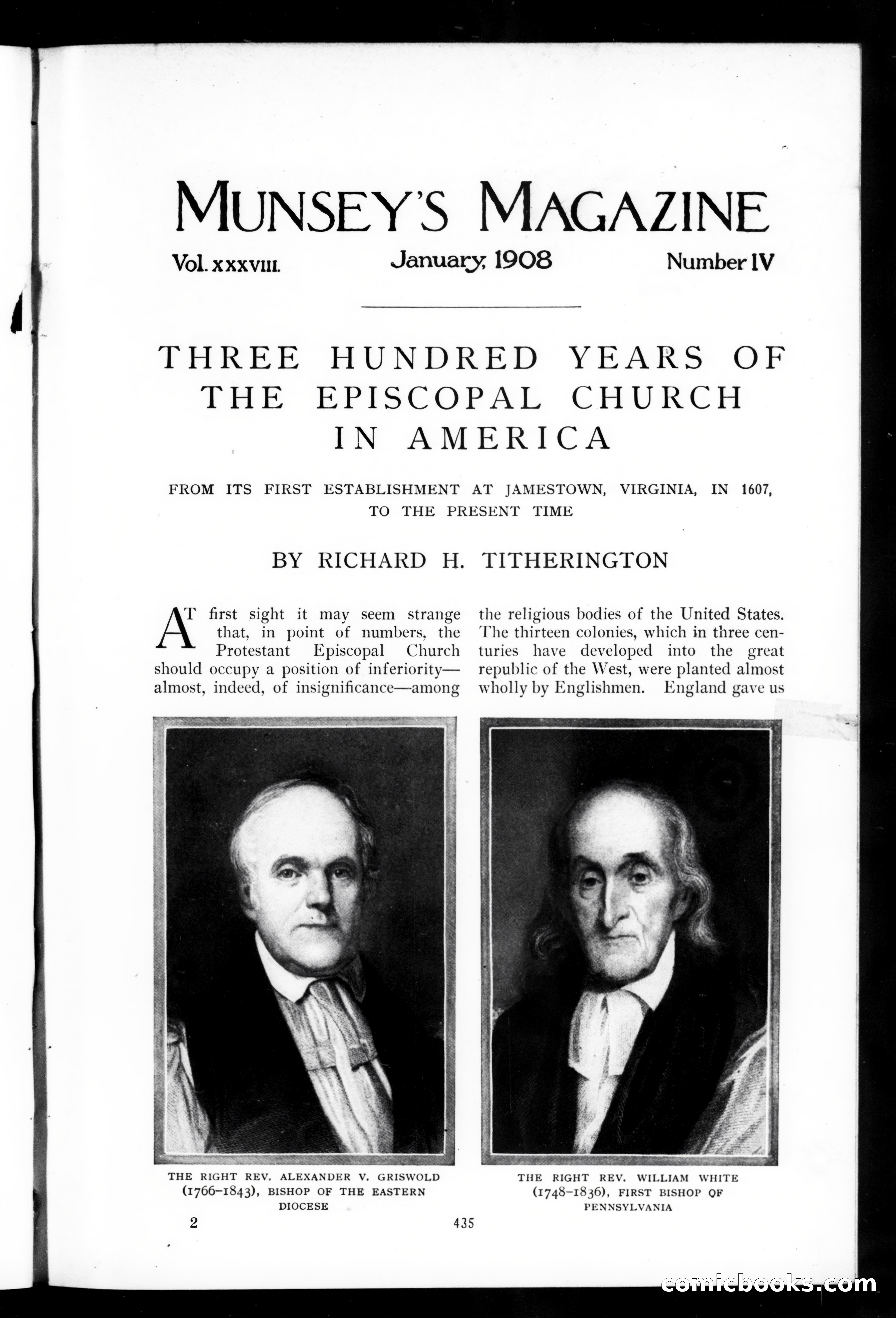 Munsey's Magazine, January 1908 — page 1 of 136