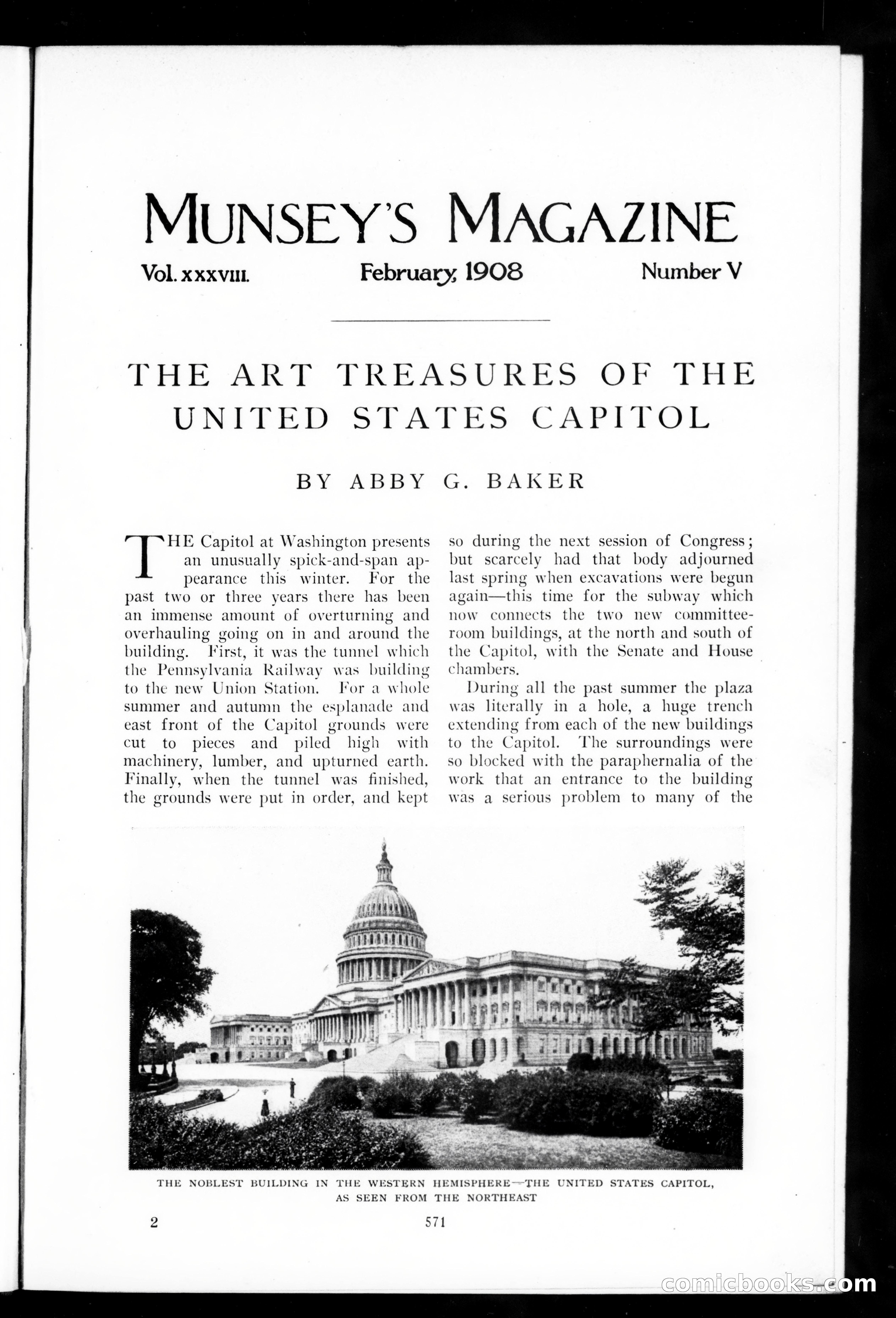 Munsey's Magazine, February 1908 — page 1 of 138
