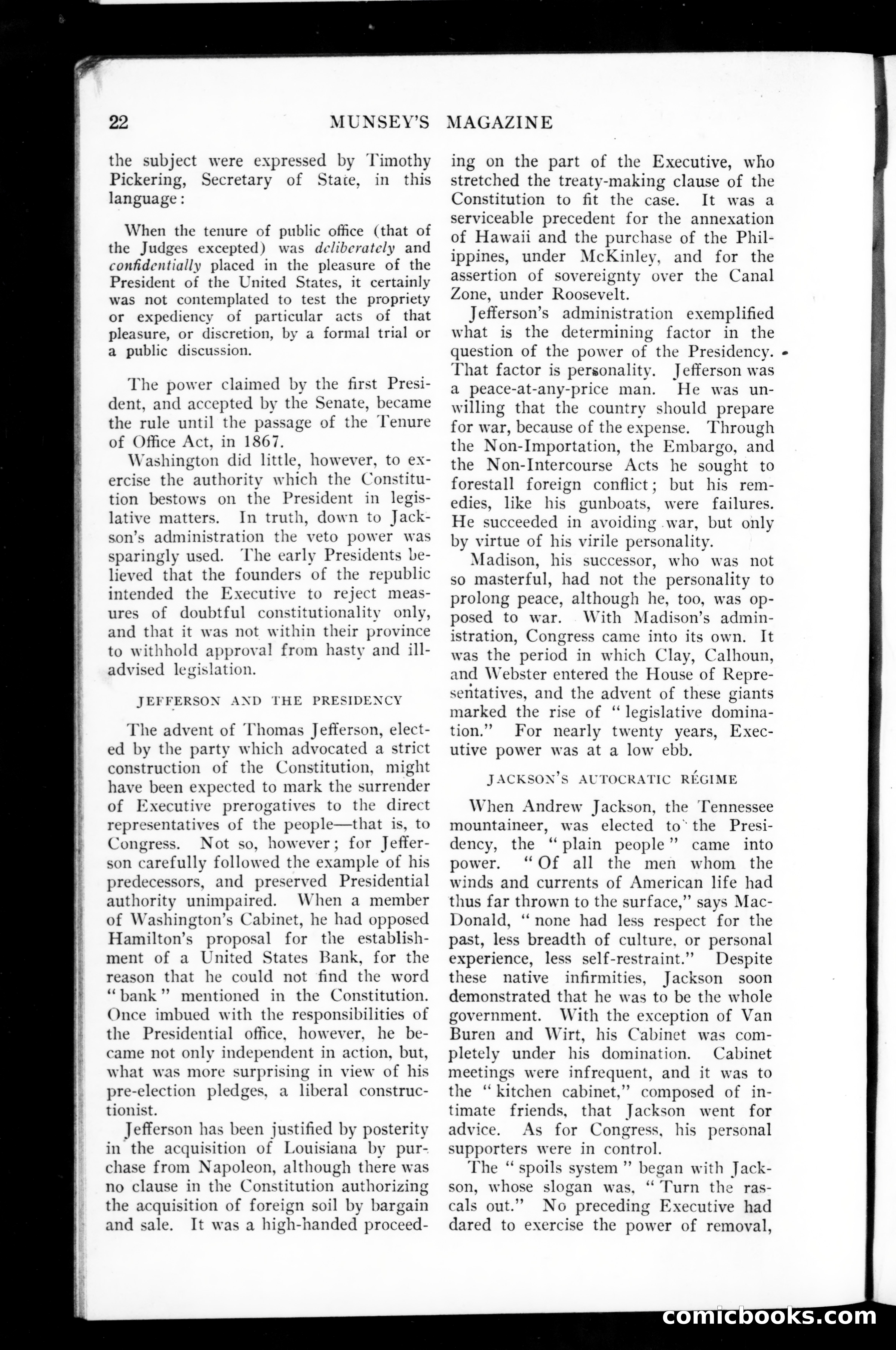 Munsey's Magazine, April 1908 — page 20 of 144