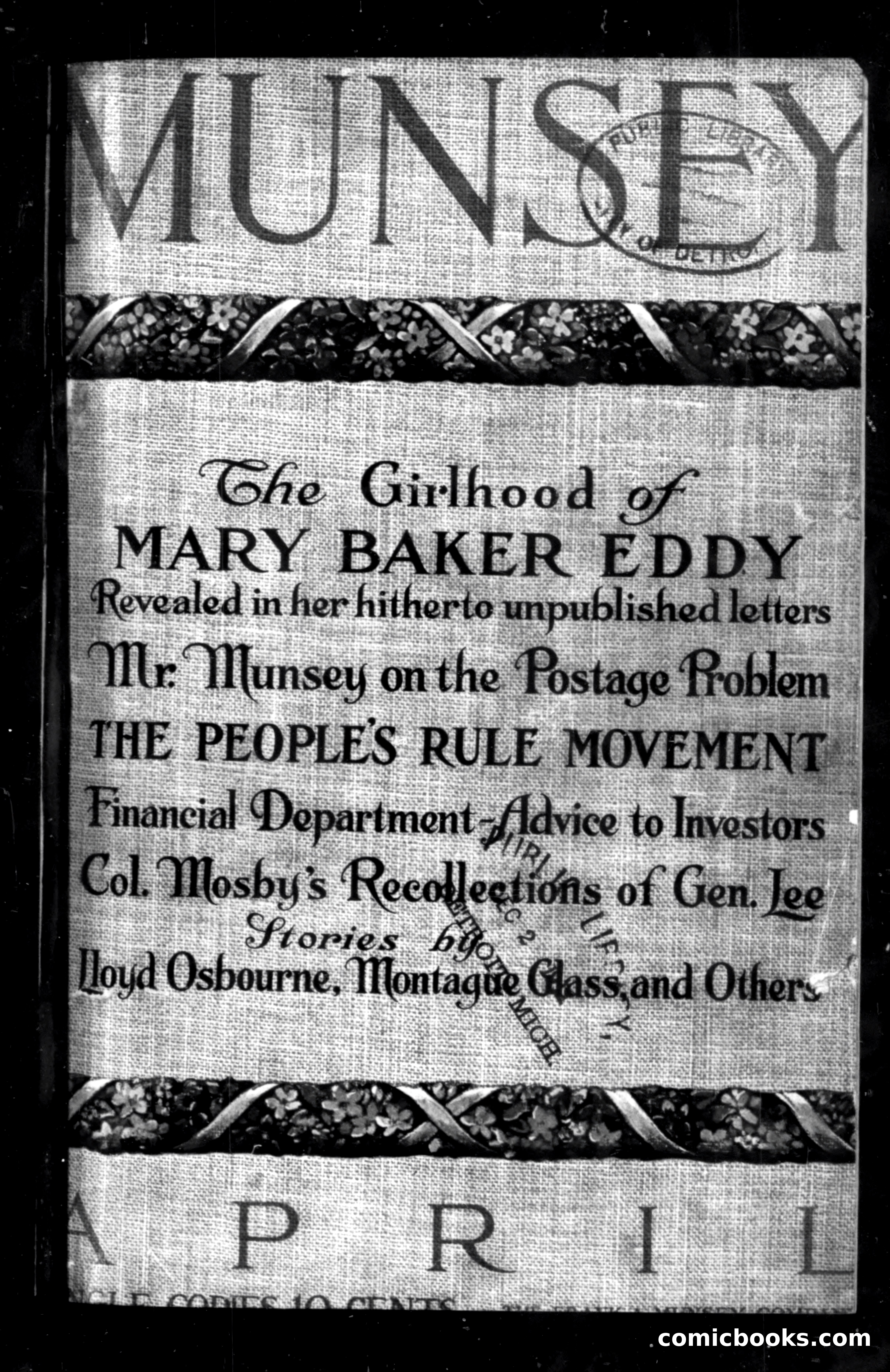 Munsey's Magazine, April 1911 — page 1 of 150