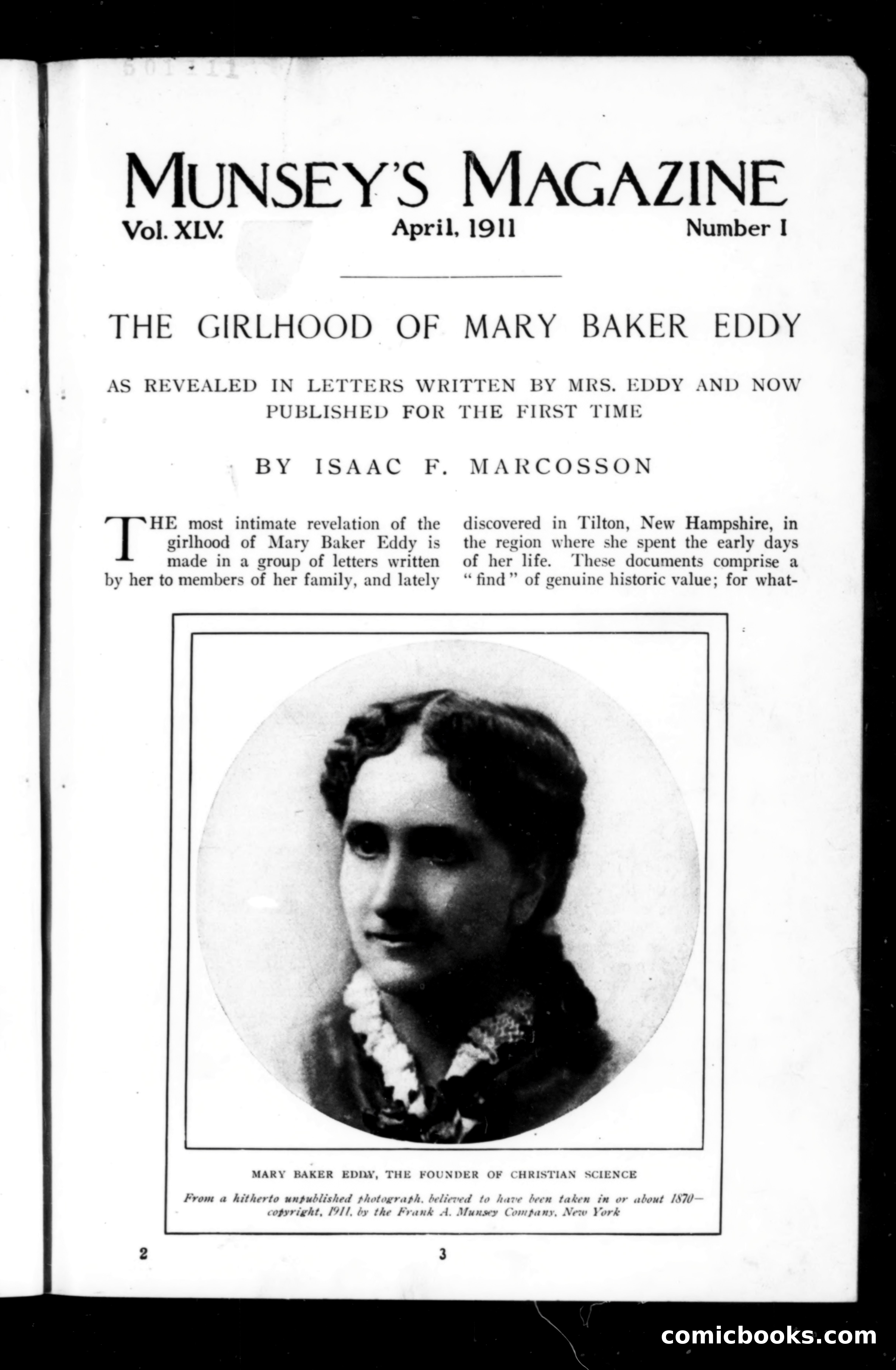 Munsey's Magazine, April 1911 — page 5 of 150