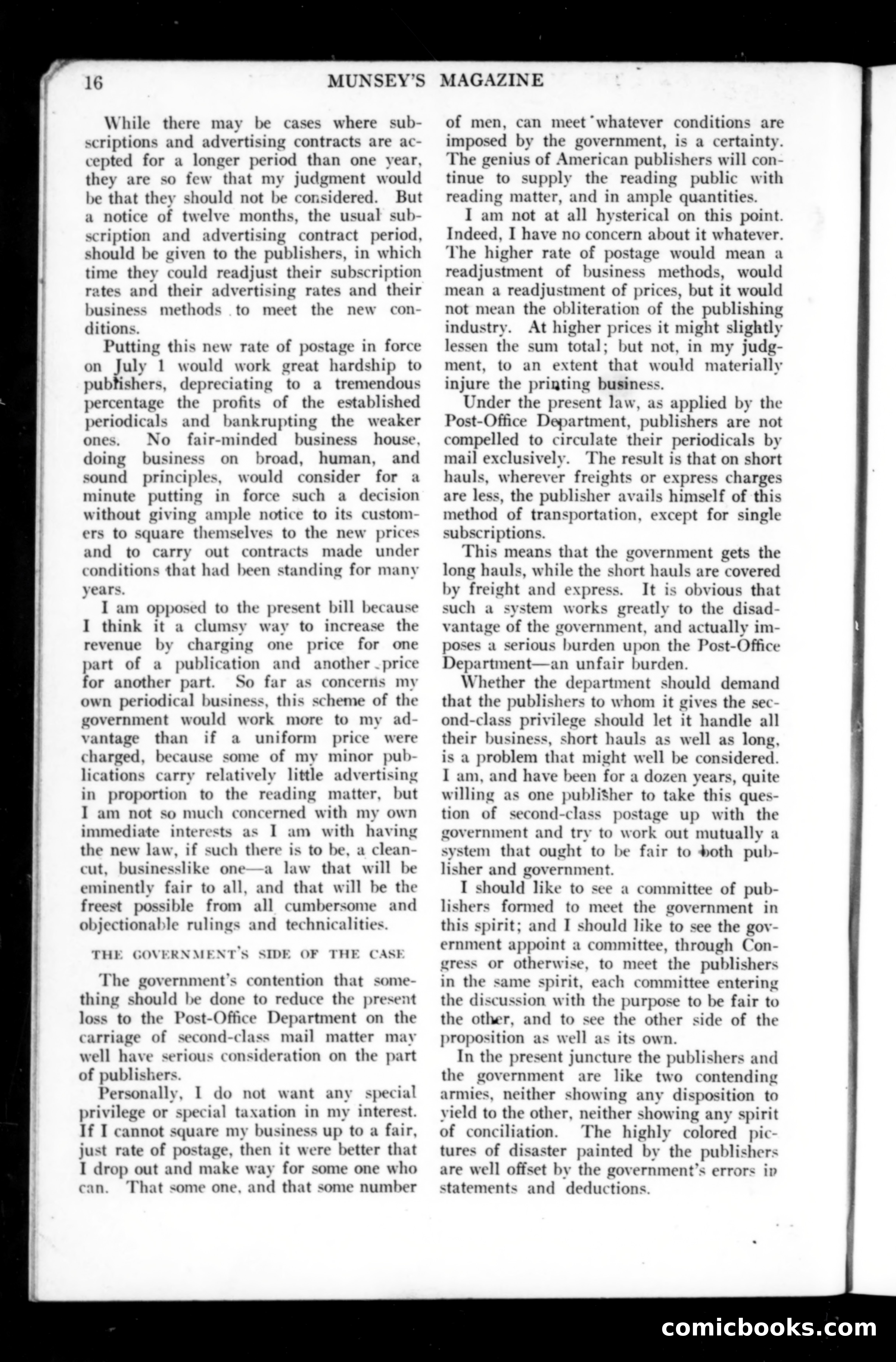 Munsey's Magazine, April 1911 — page 18 of 150
