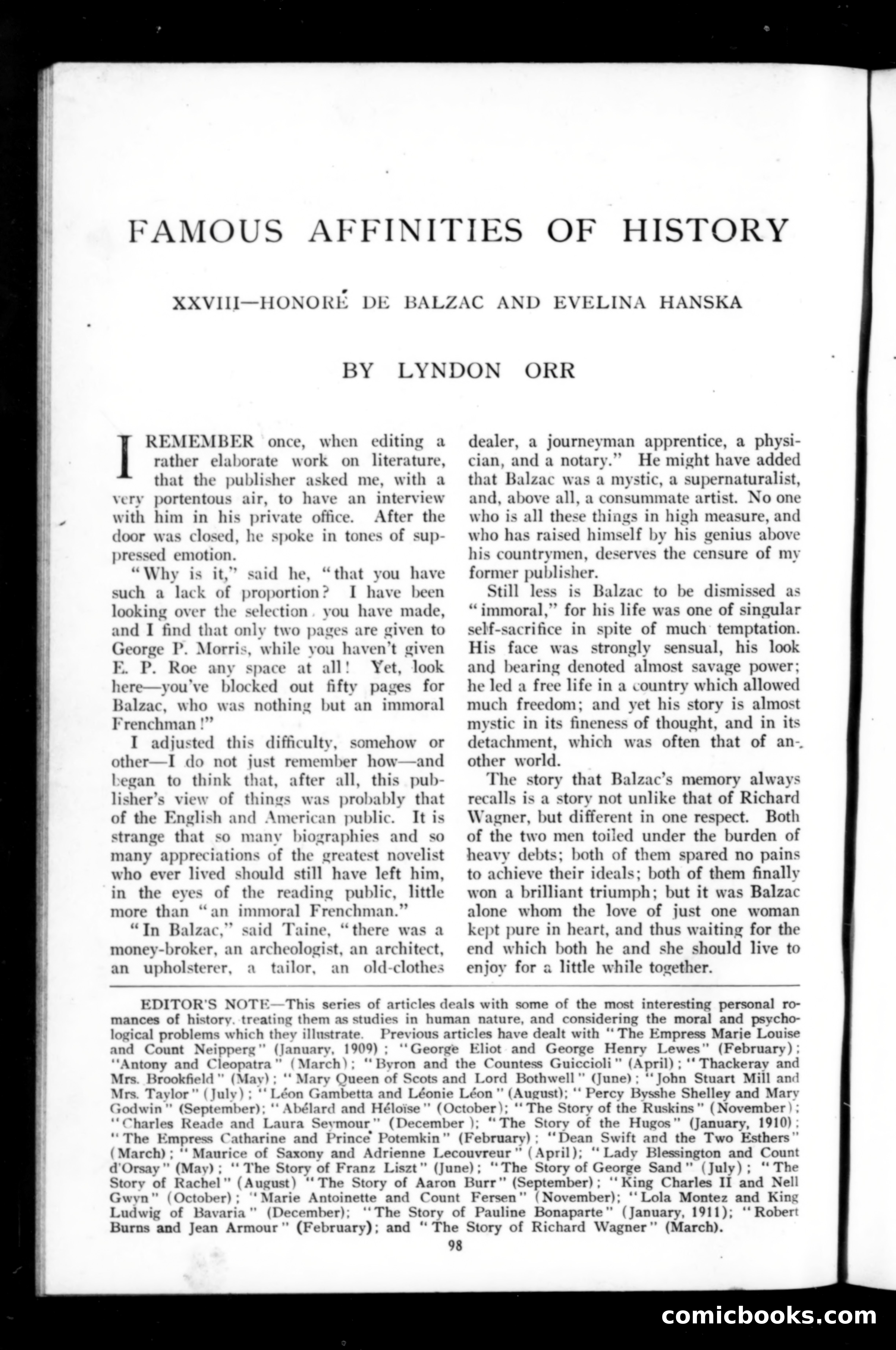 Munsey's Magazine, April 1911 — page 100 of 150