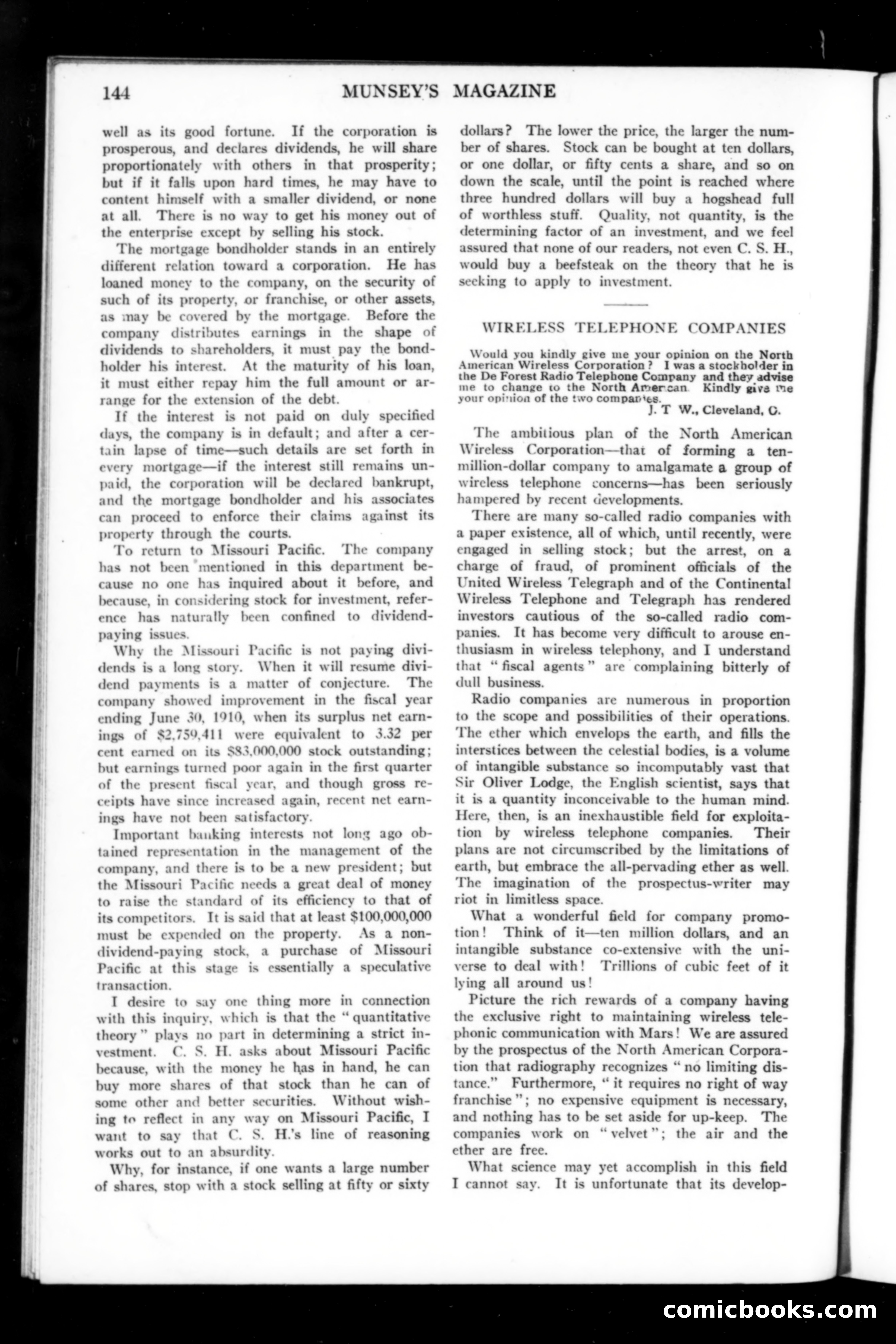 Munsey's Magazine, April 1911 — page 146 of 150
