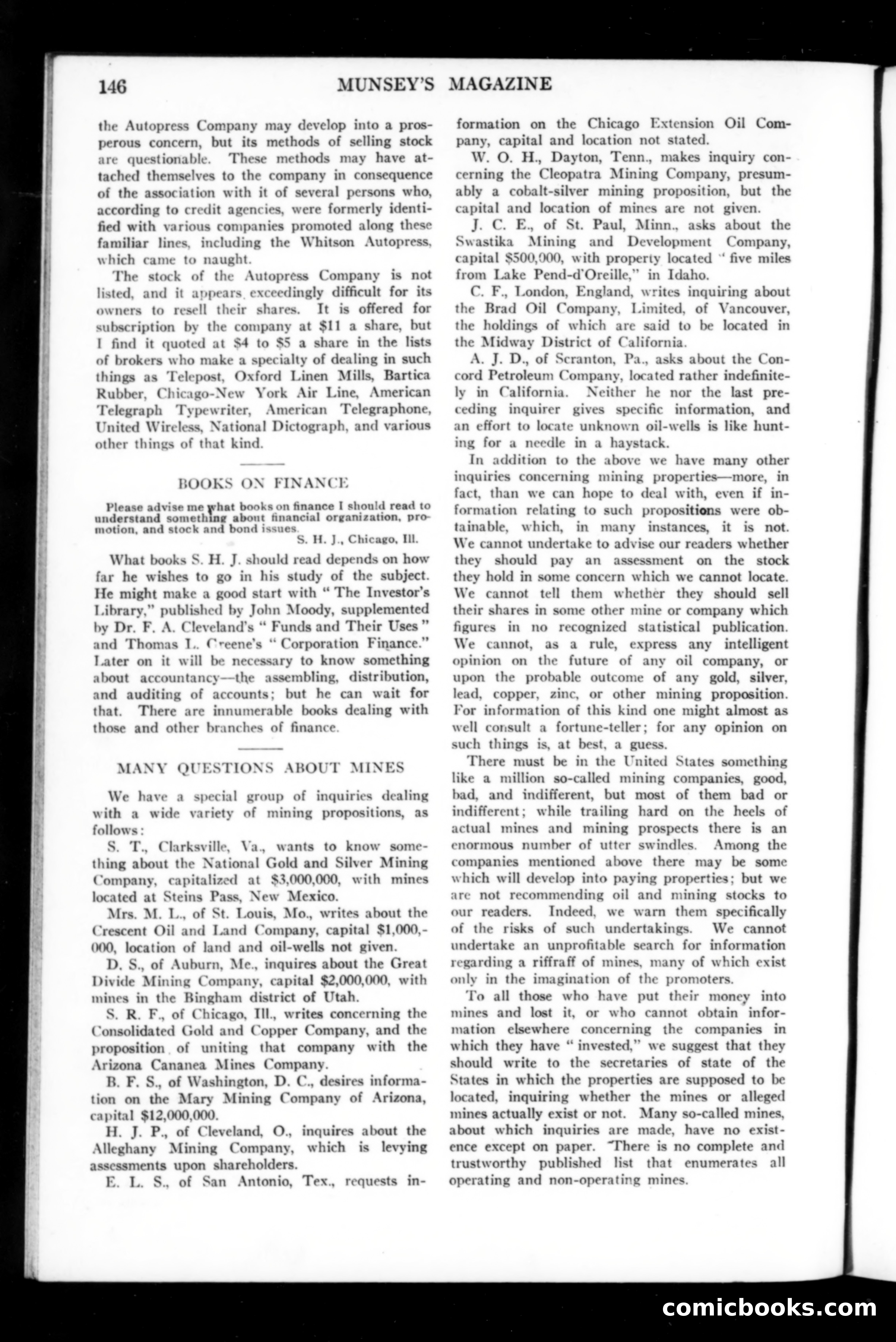Munsey's Magazine, April 1911 — page 148 of 150