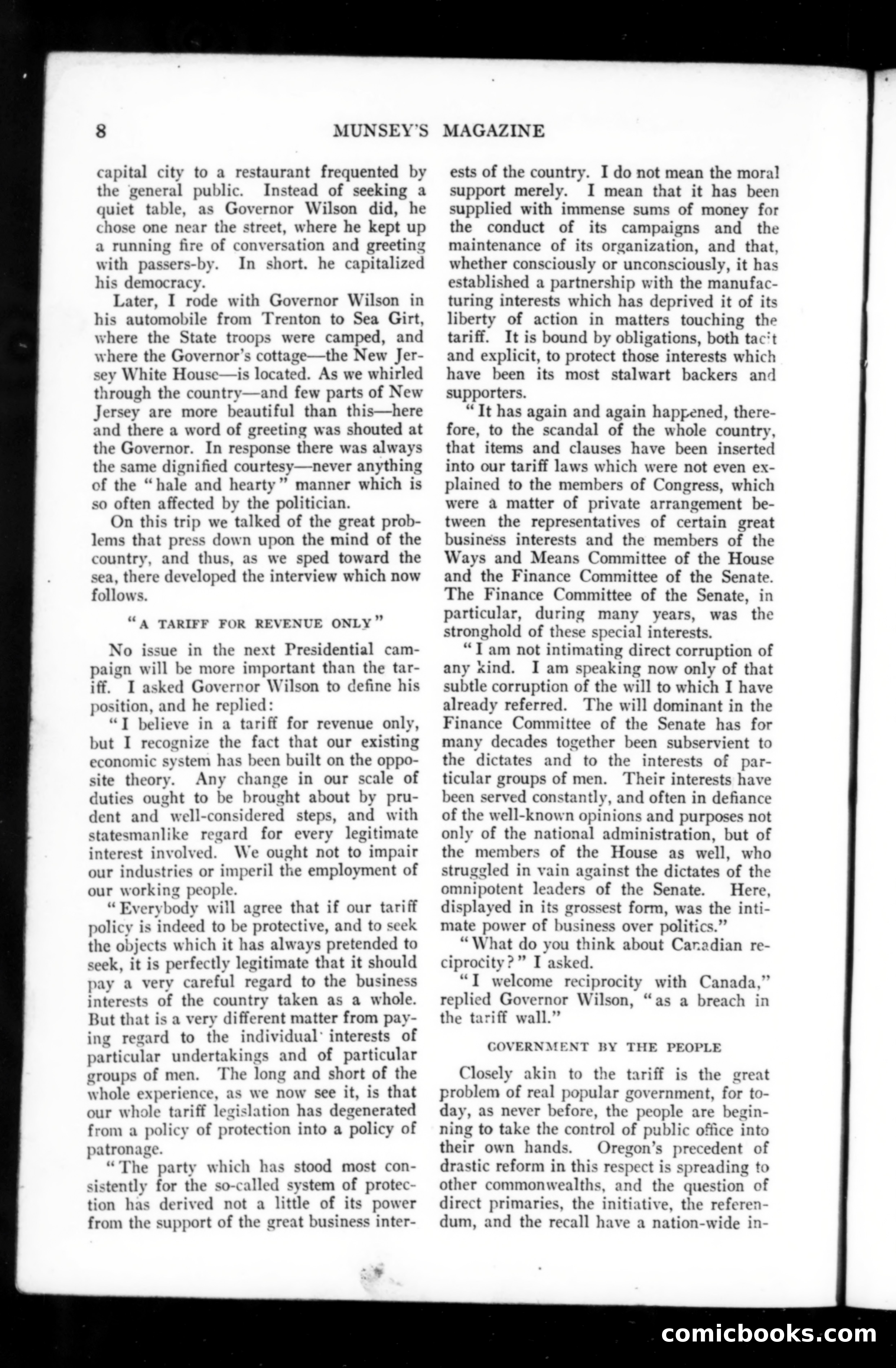 Munsey's Magazine, October 1911 — page 6 of 154