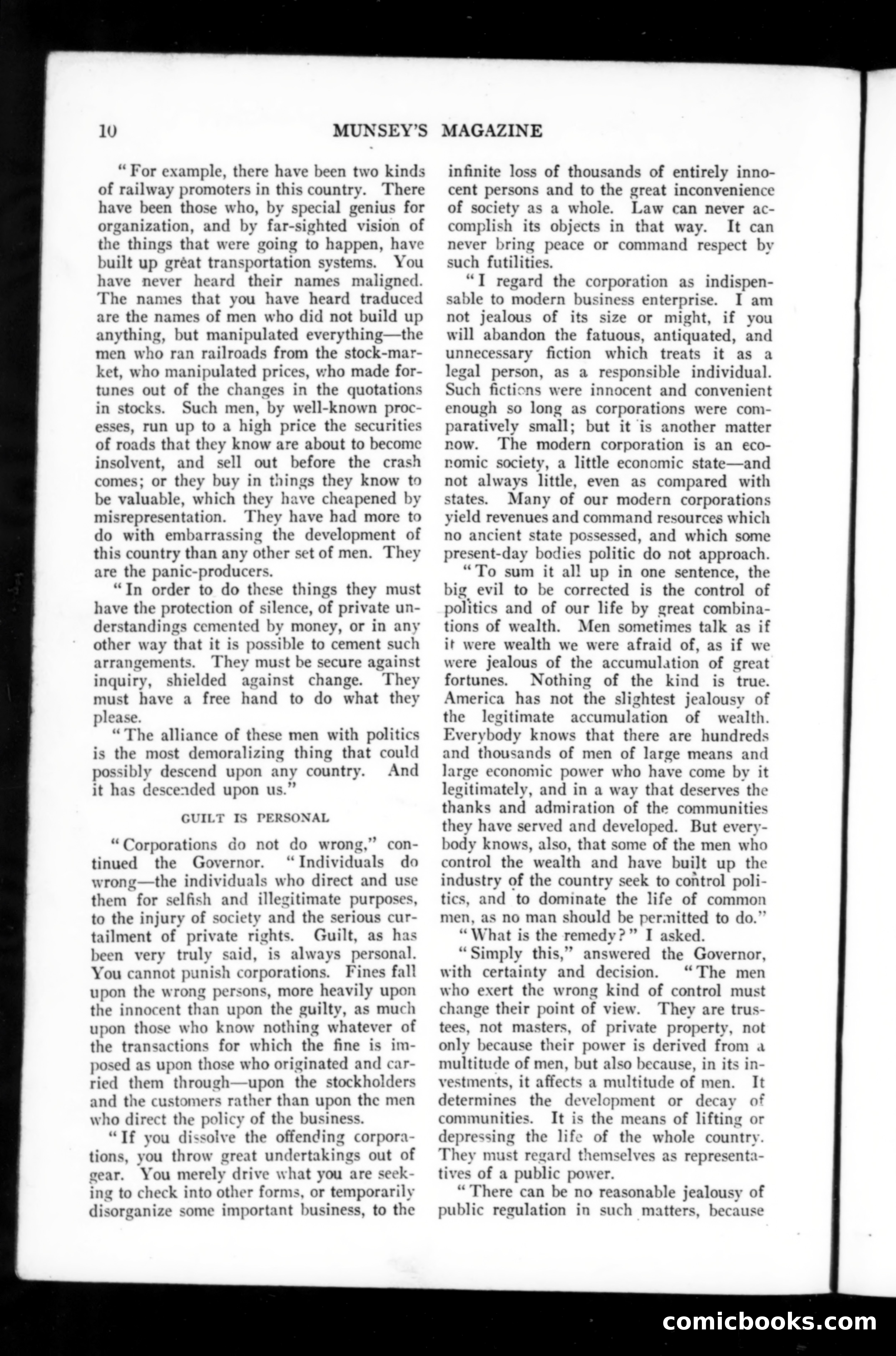 Munsey's Magazine, October 1911 — page 8 of 154