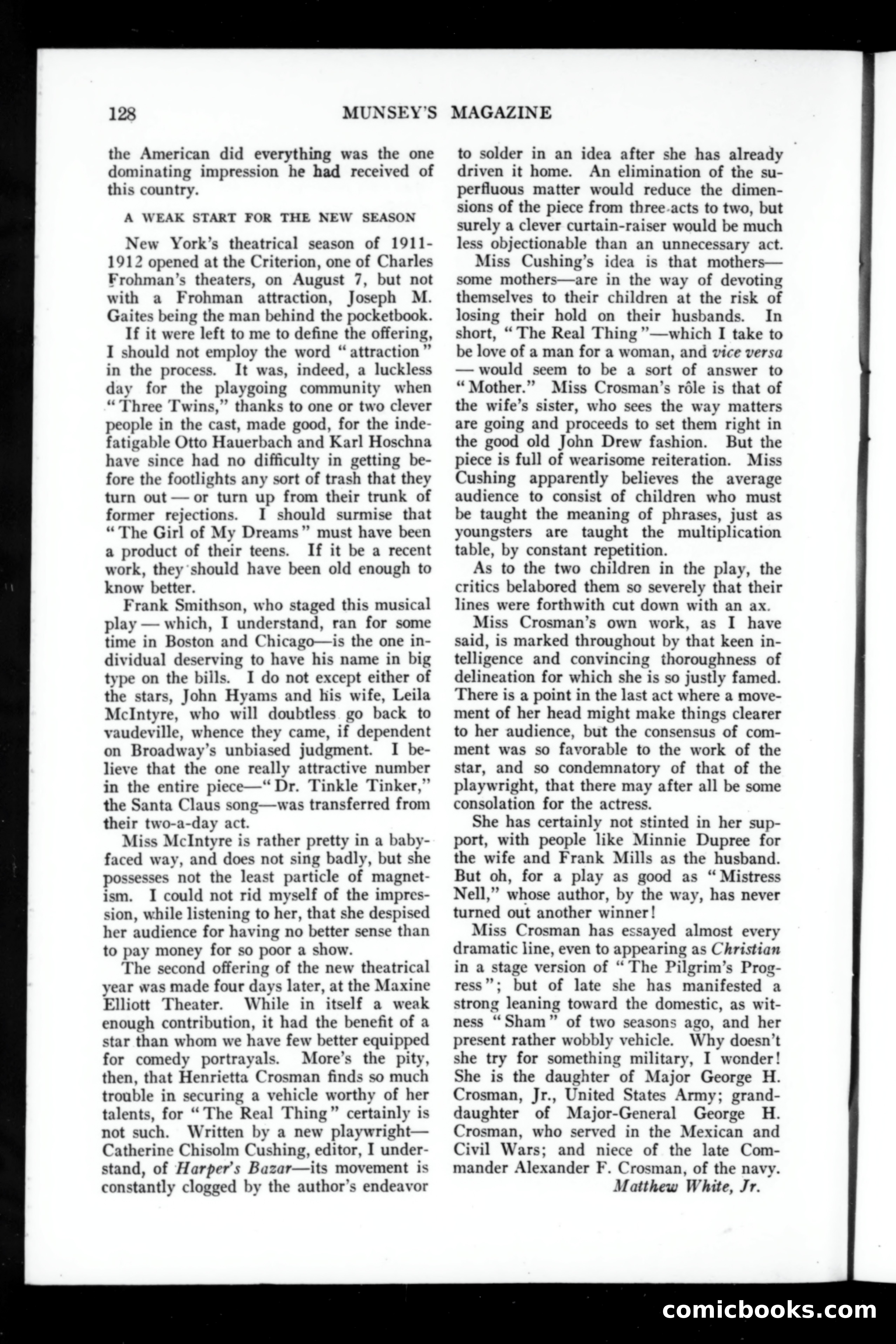 Munsey's Magazine, October 1911 — page 126 of 154