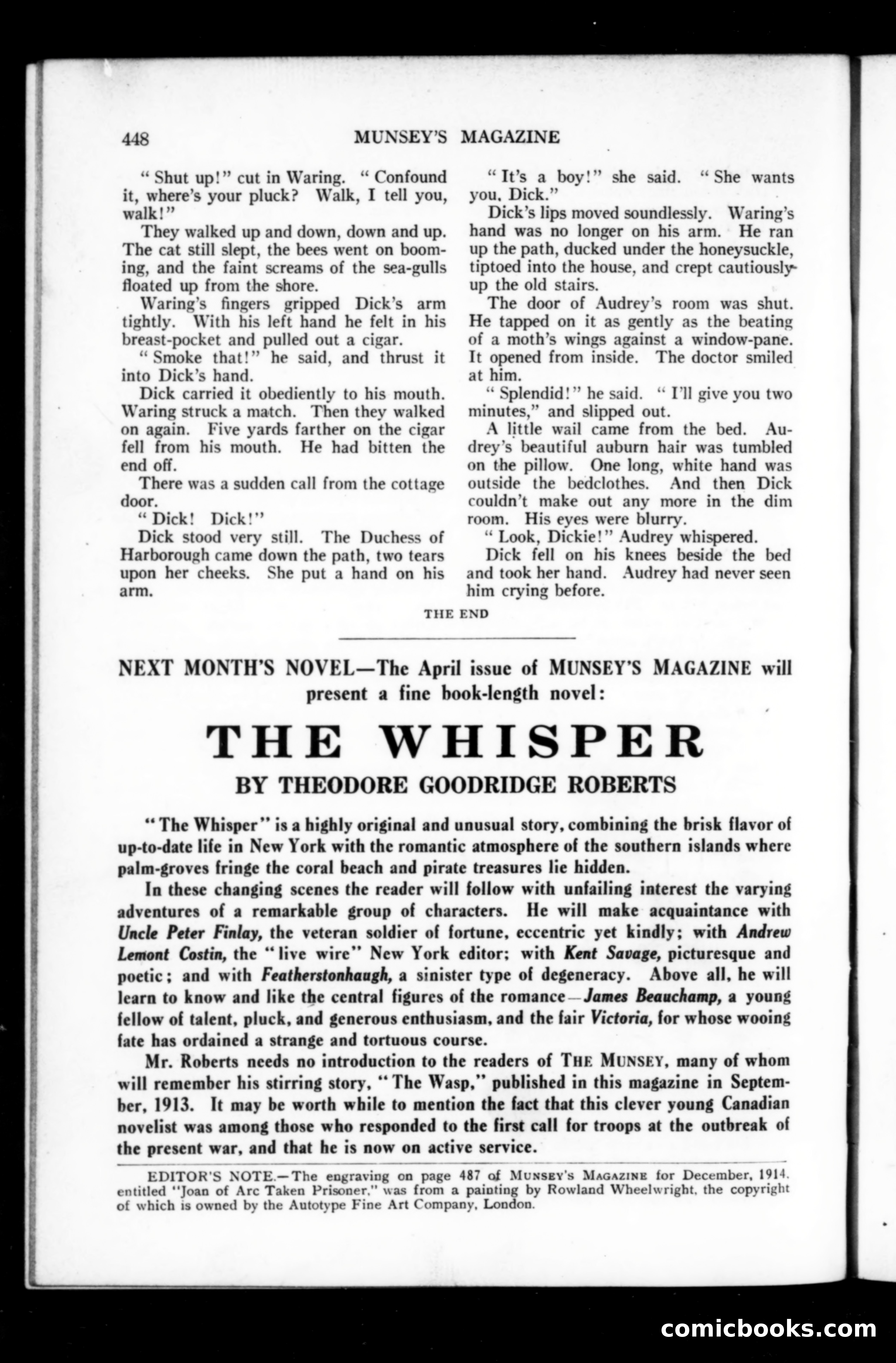 Munsey's Magazine, March 1915 — page 208 of 208