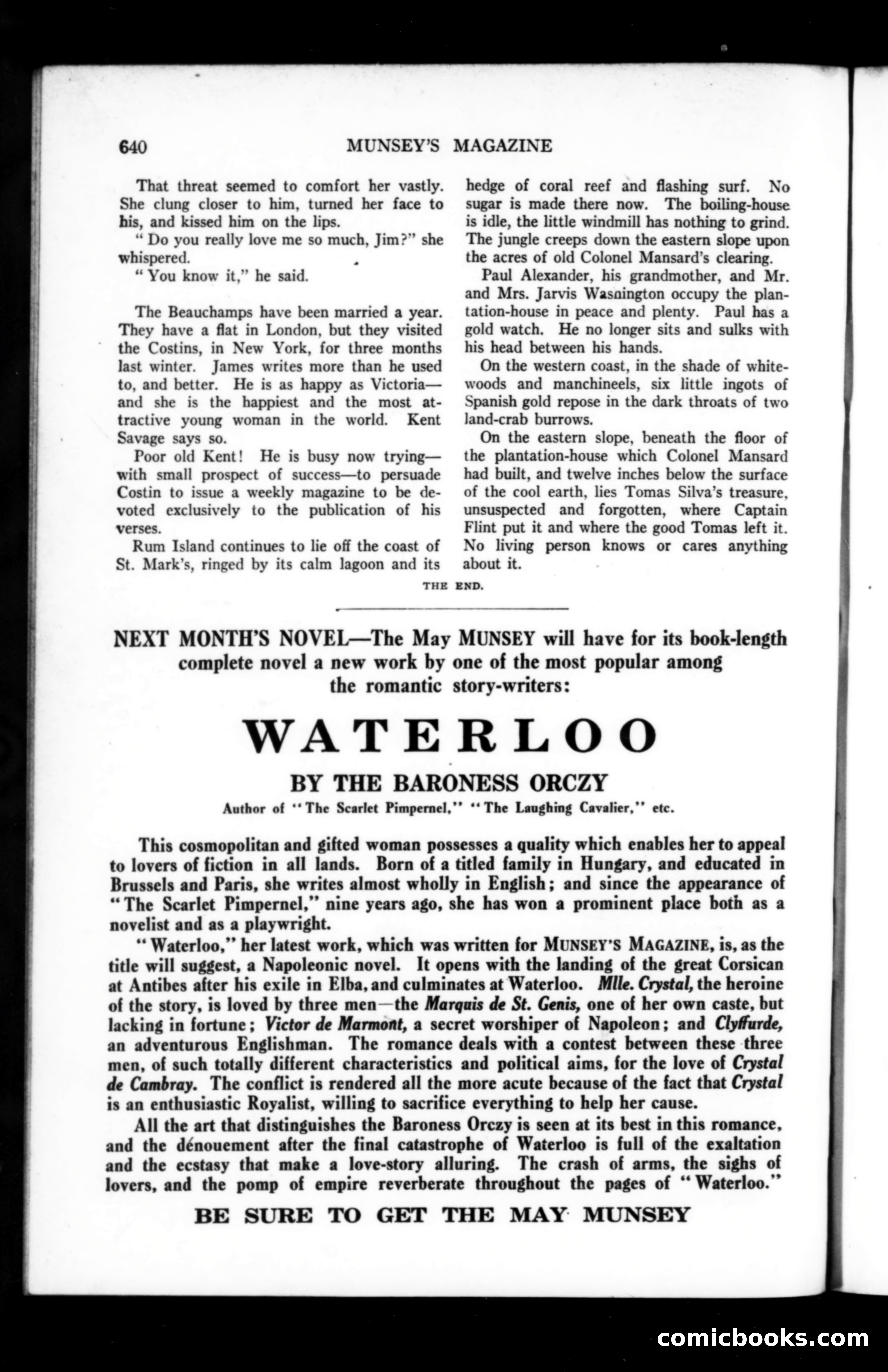 Munsey's Magazine, April 1915 — page 192 of 192
