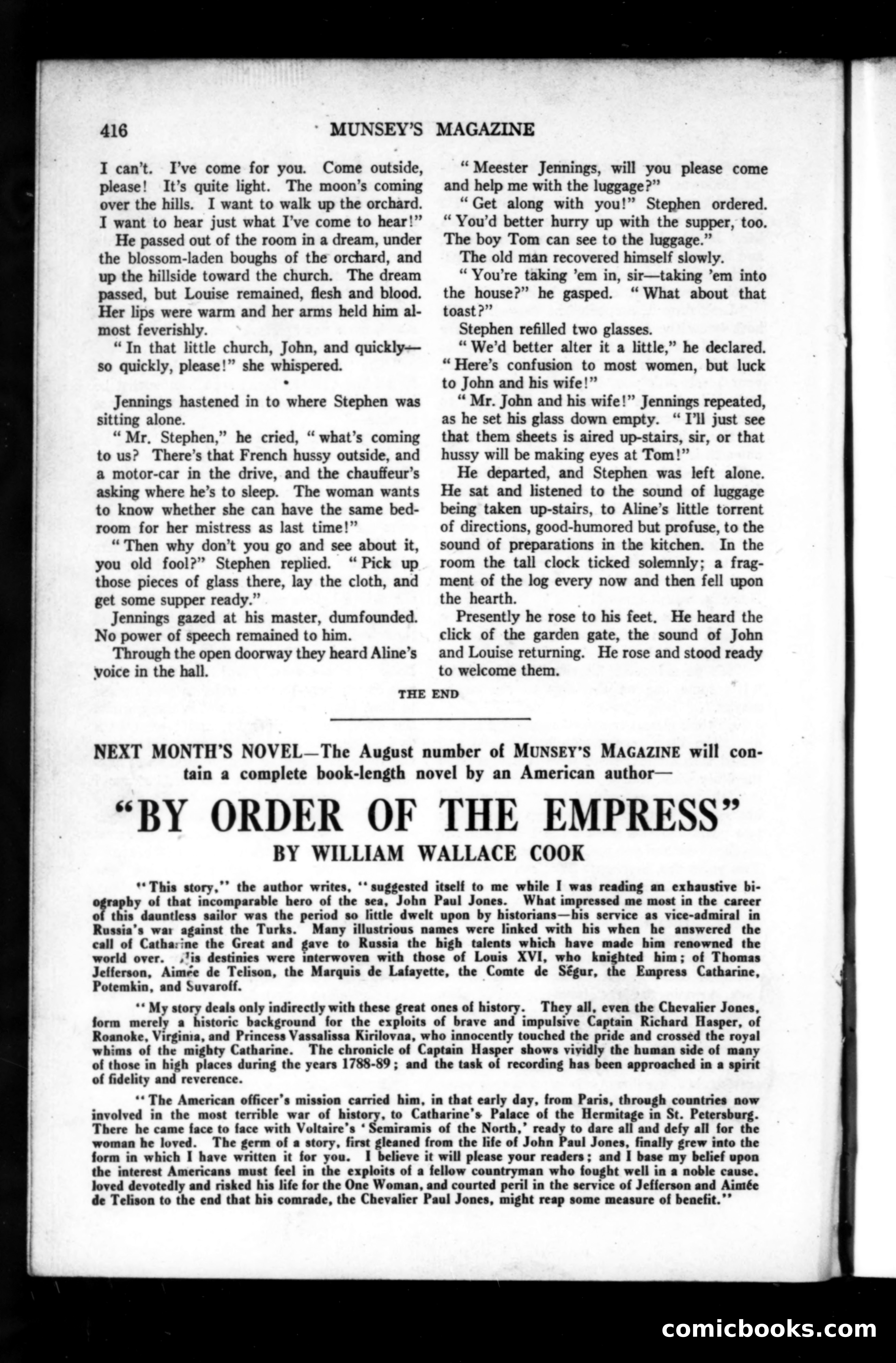 Munsey's Magazine, July 1915 — page 208 of 208
