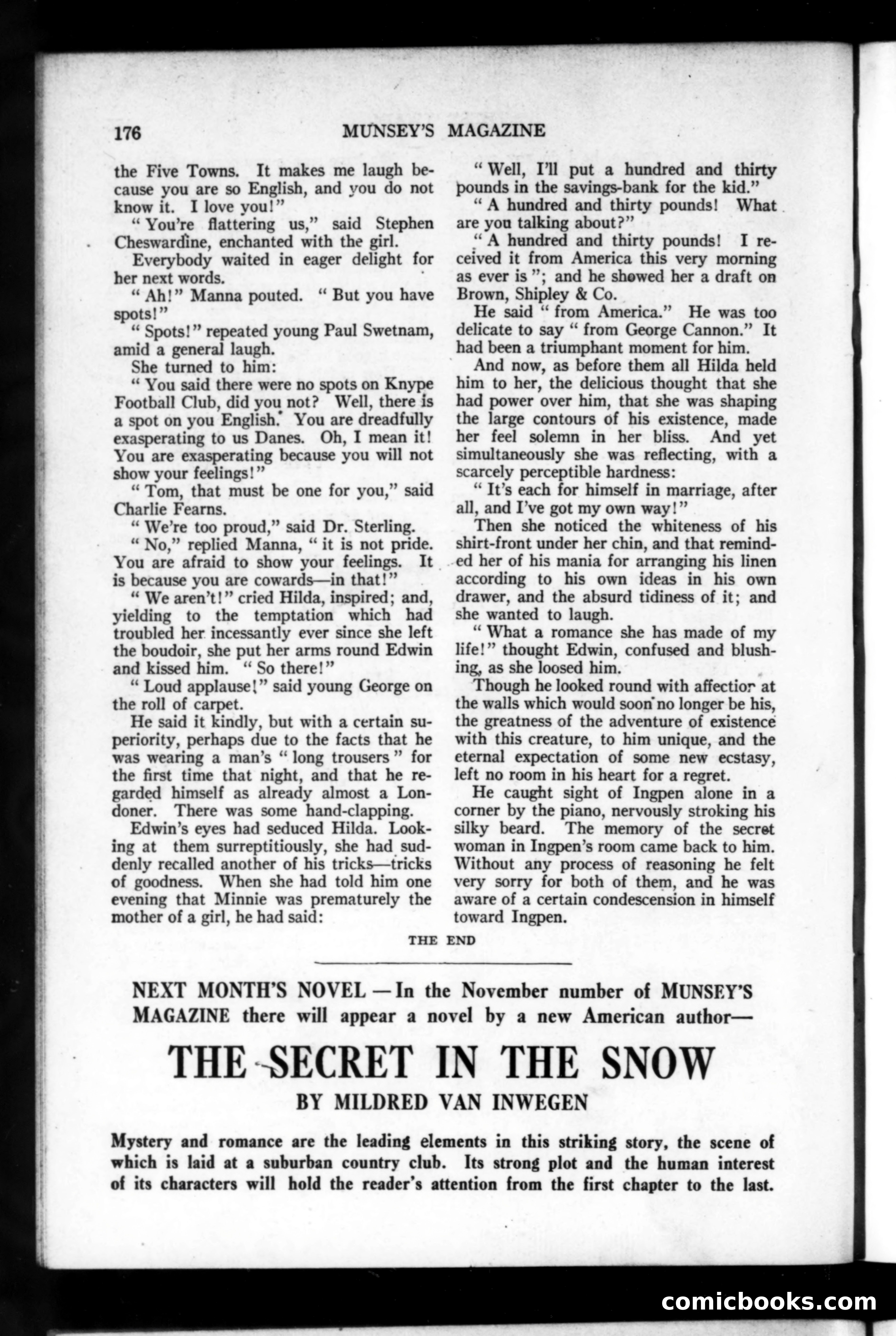Munsey's Magazine, October 1915 — page 176 of 176