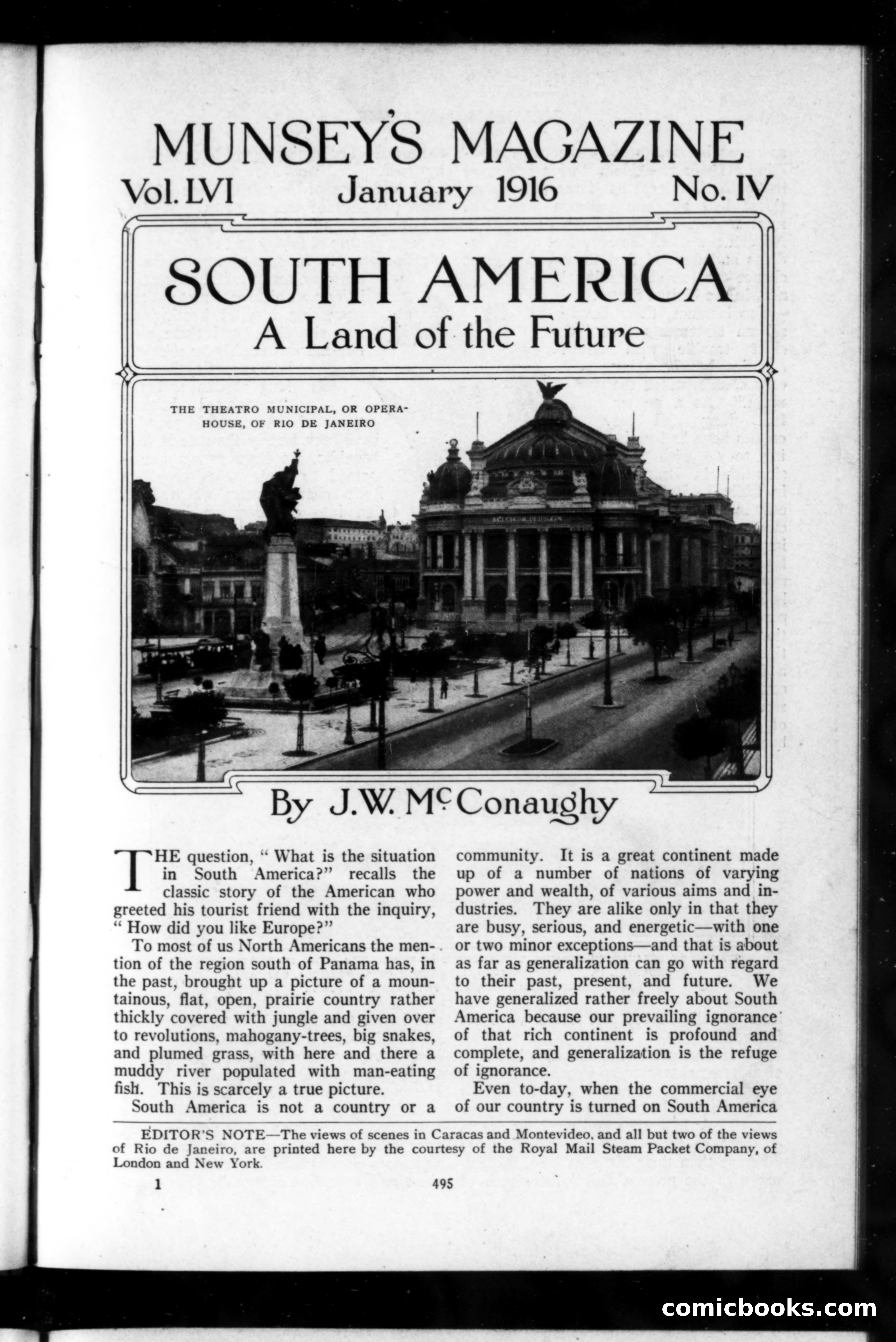 Munsey's Magazine, January 1916 — page 1 of 193