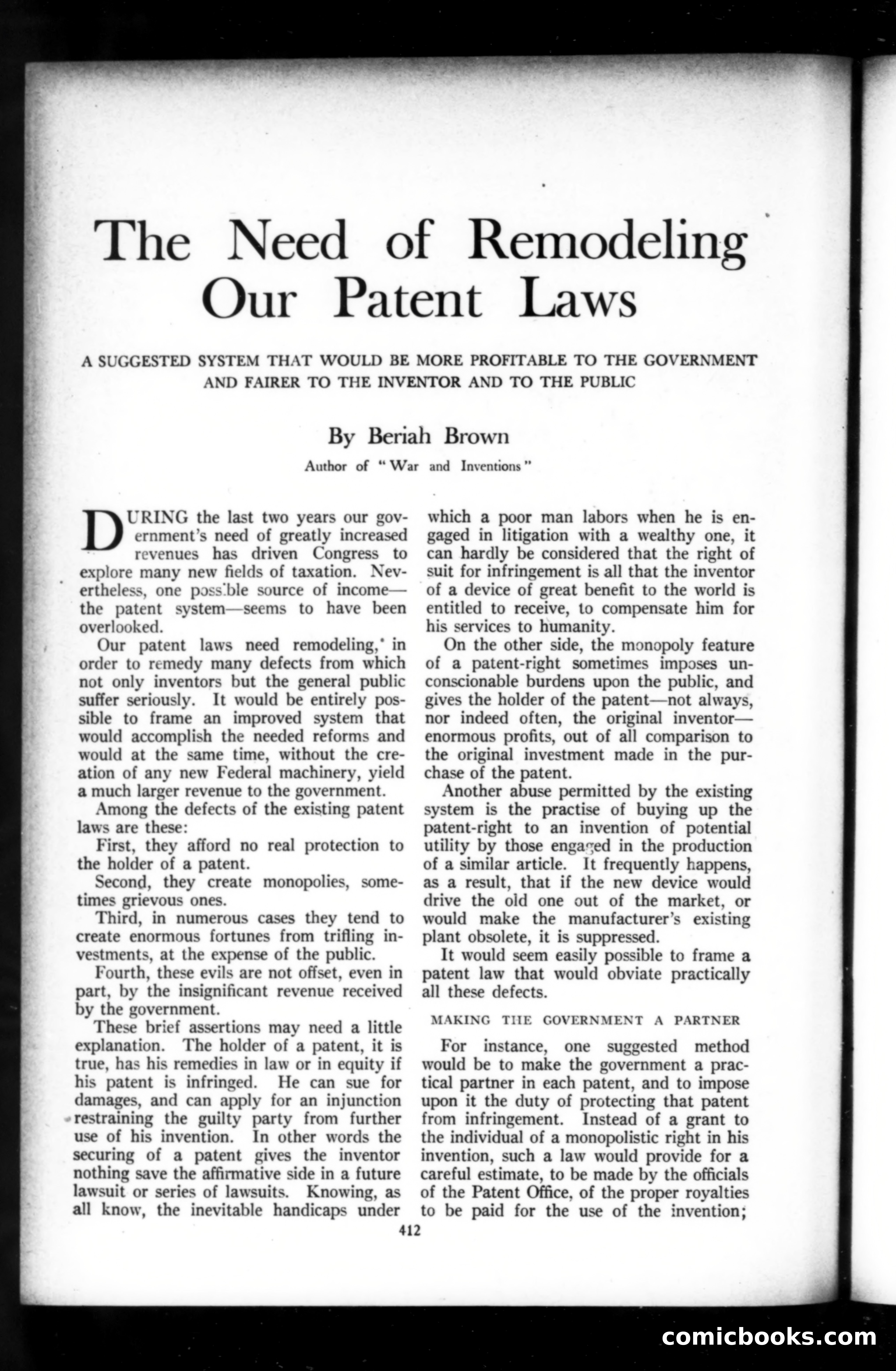 Munsey's Magazine, April 1919 — page 20 of 196