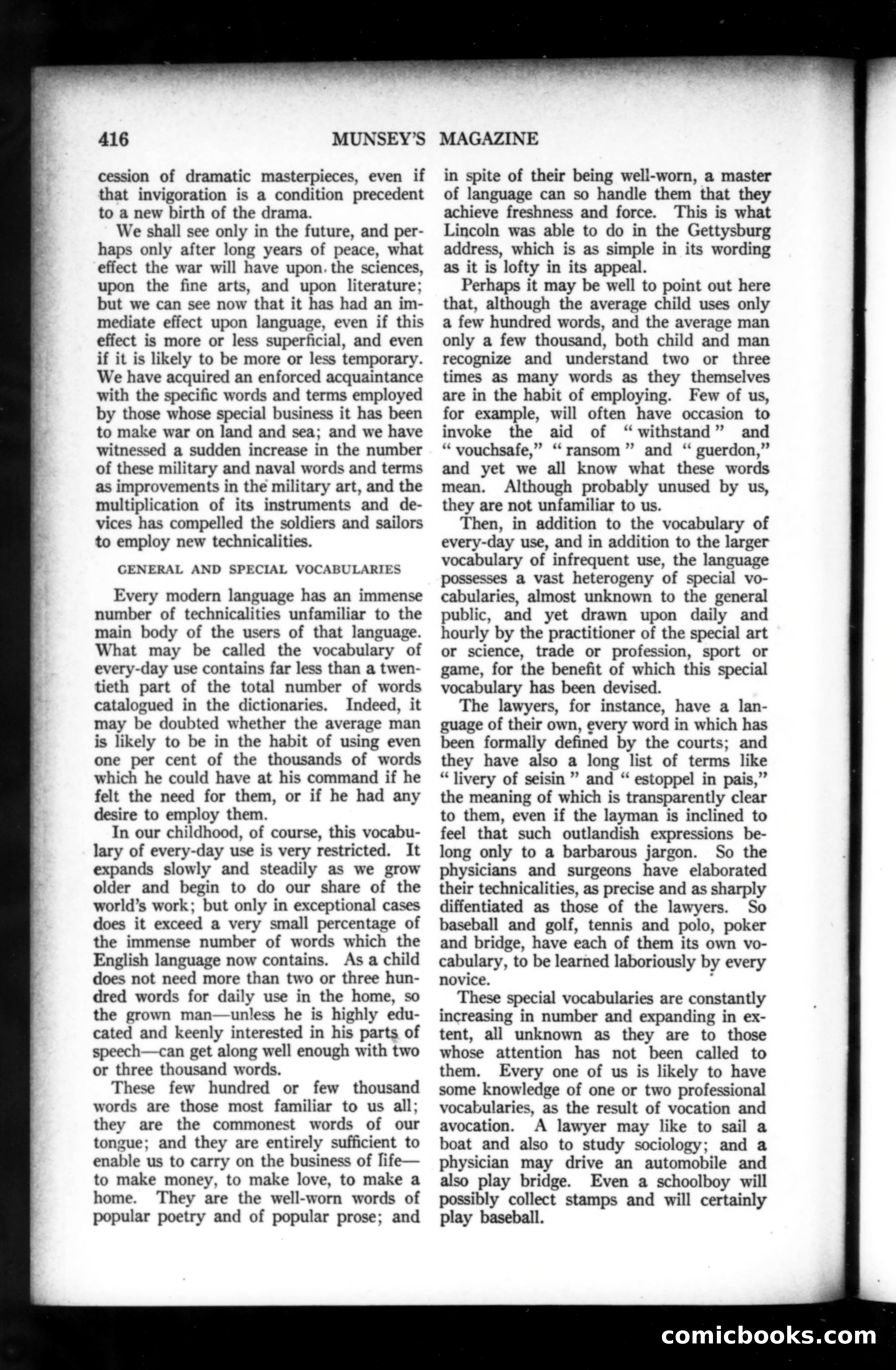 Munsey's Magazine, April 1919 — page 24 of 196