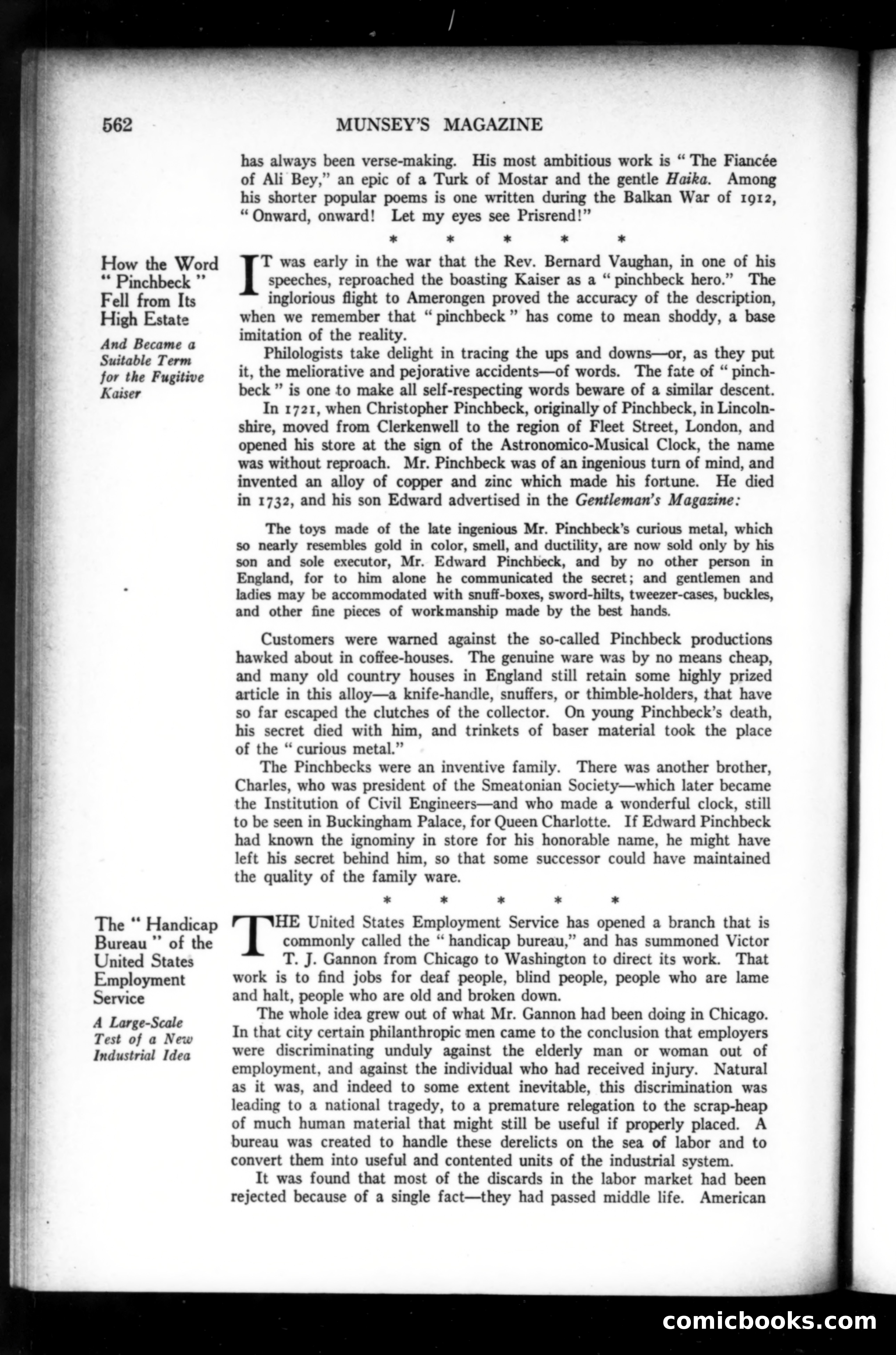 Munsey's Magazine, April 1919 — page 170 of 196
