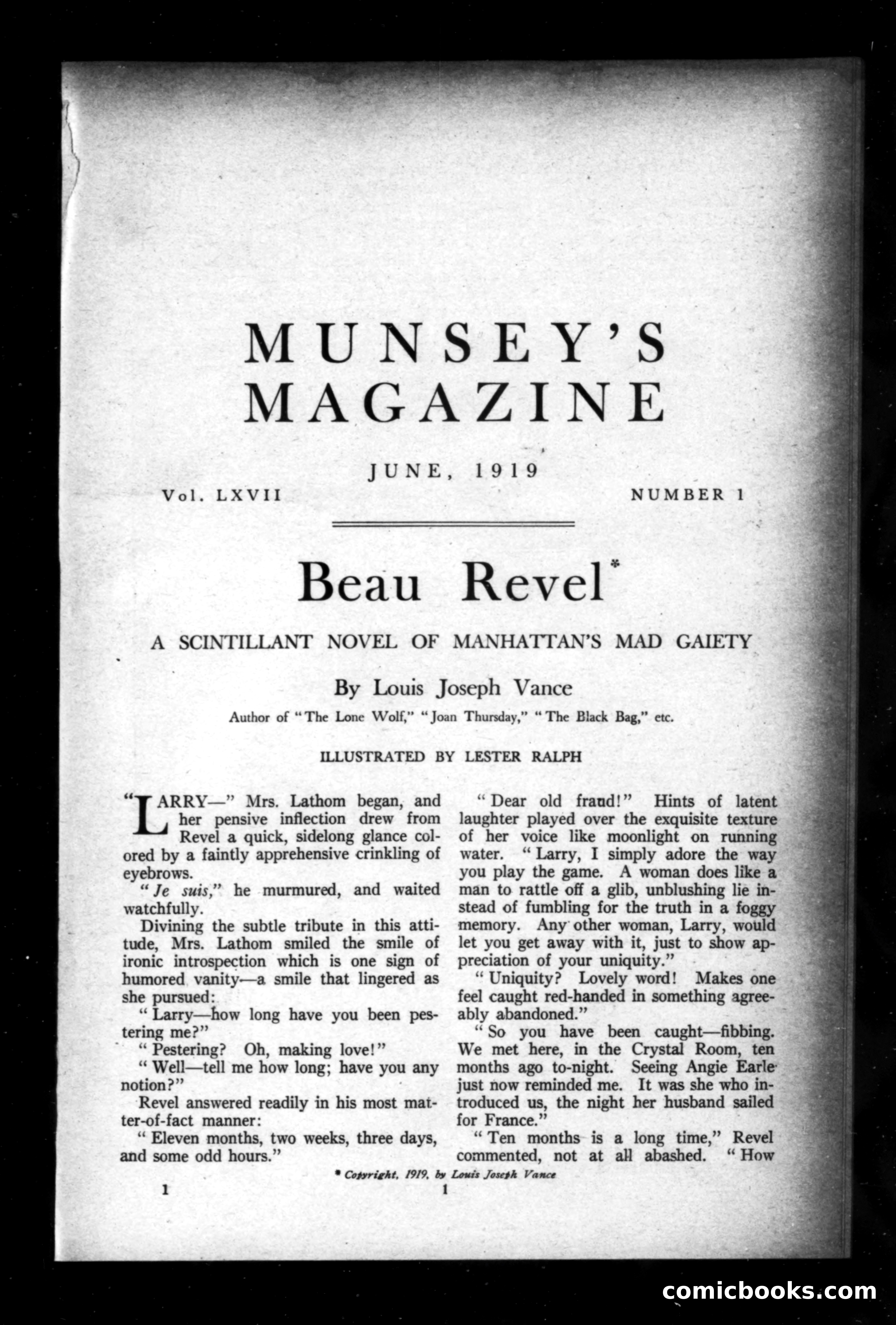 Munsey's Magazine, June 1919 — page 1 of 192