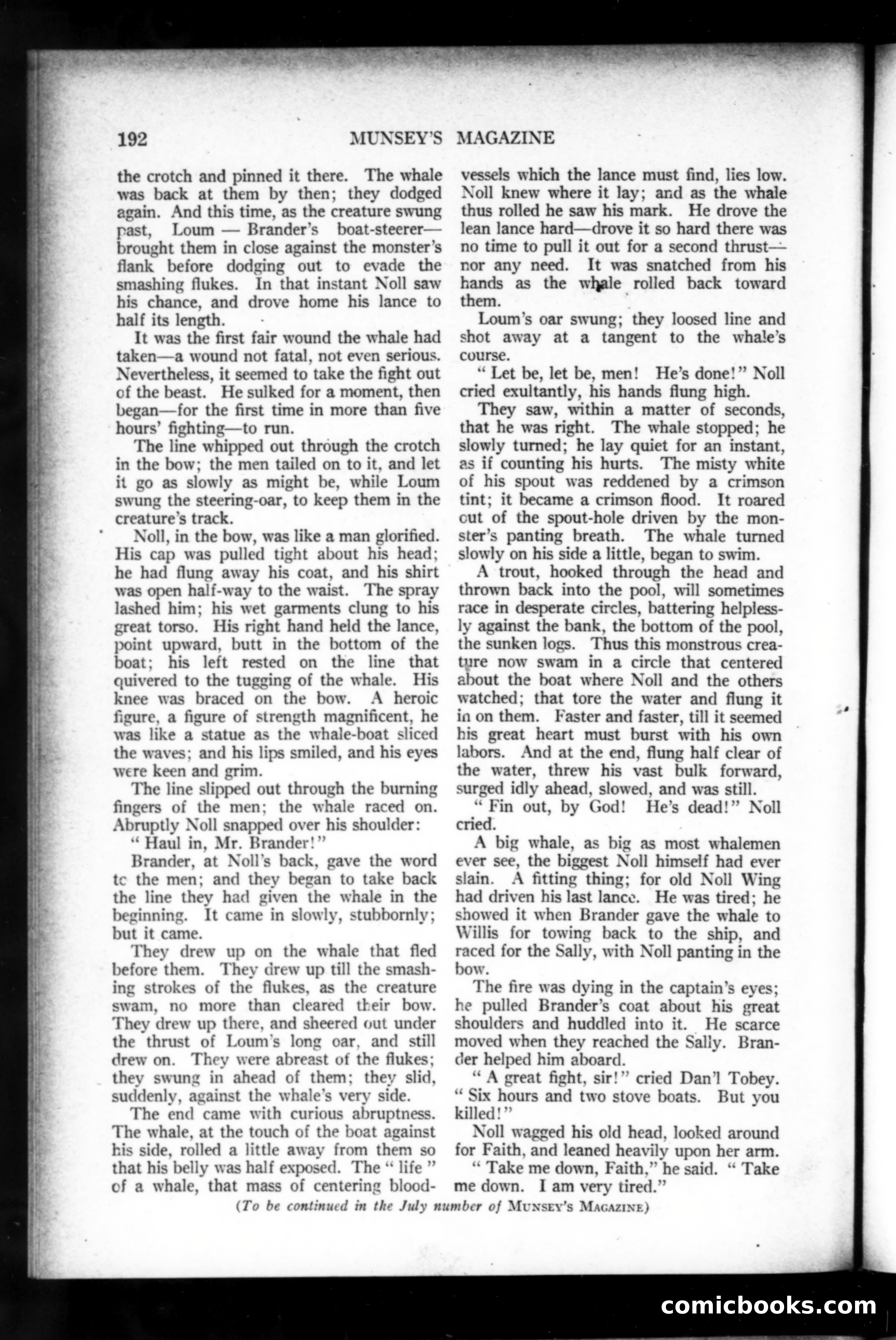 Munsey's Magazine, June 1919 — page 192 of 192