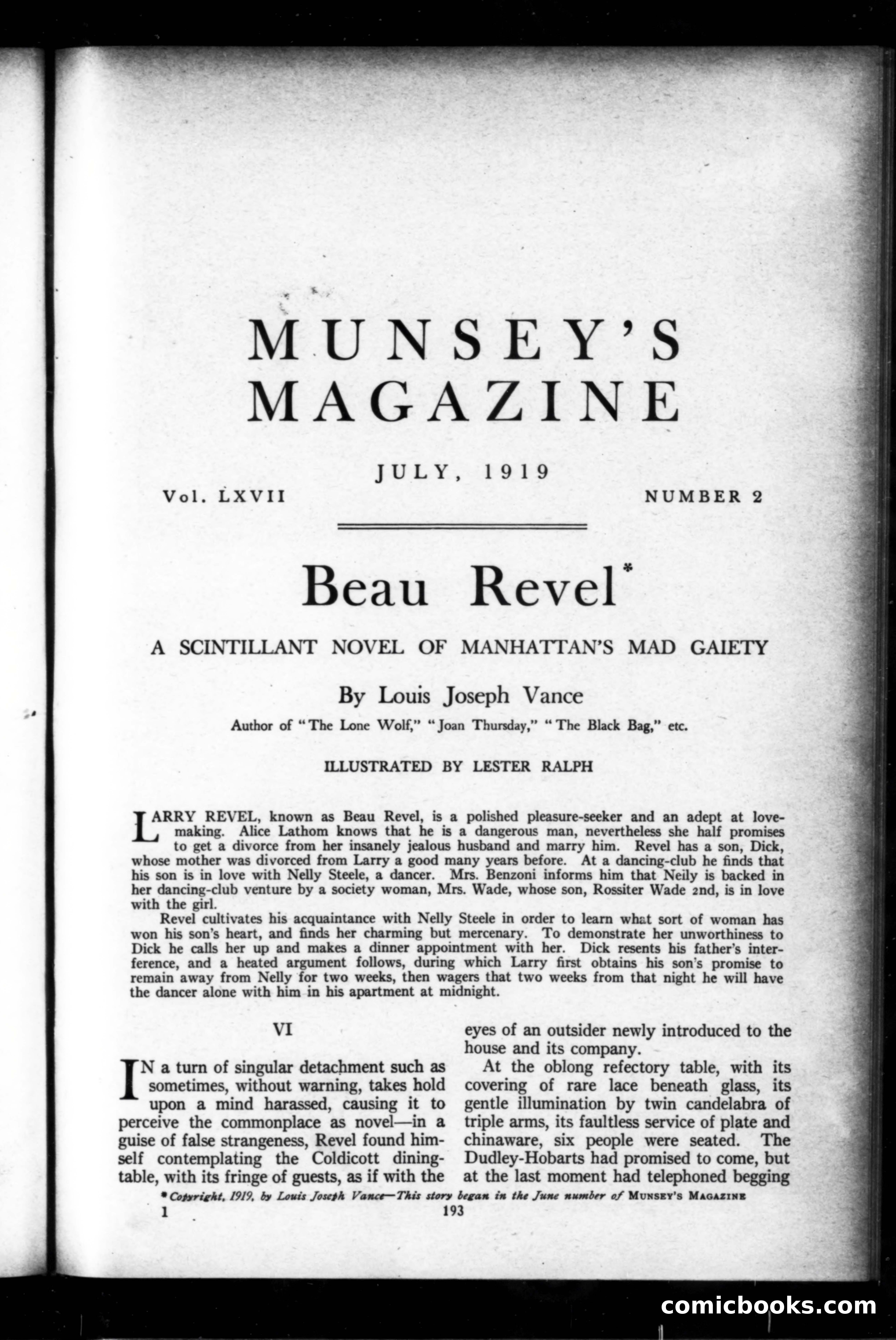 Munsey's Magazine, July 1919 — page 1 of 192