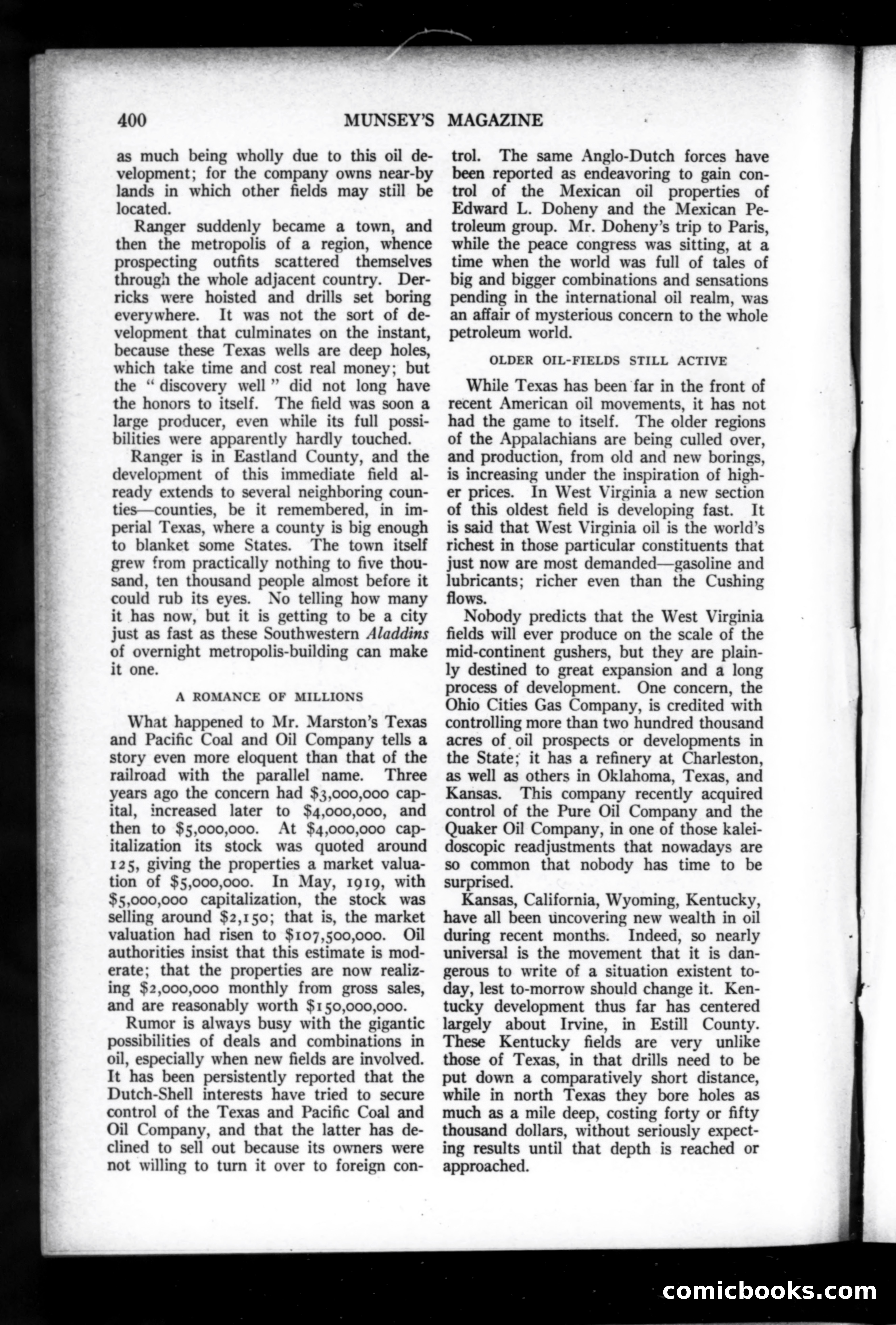 Munsey's Magazine, August 1919 — page 16 of 192
