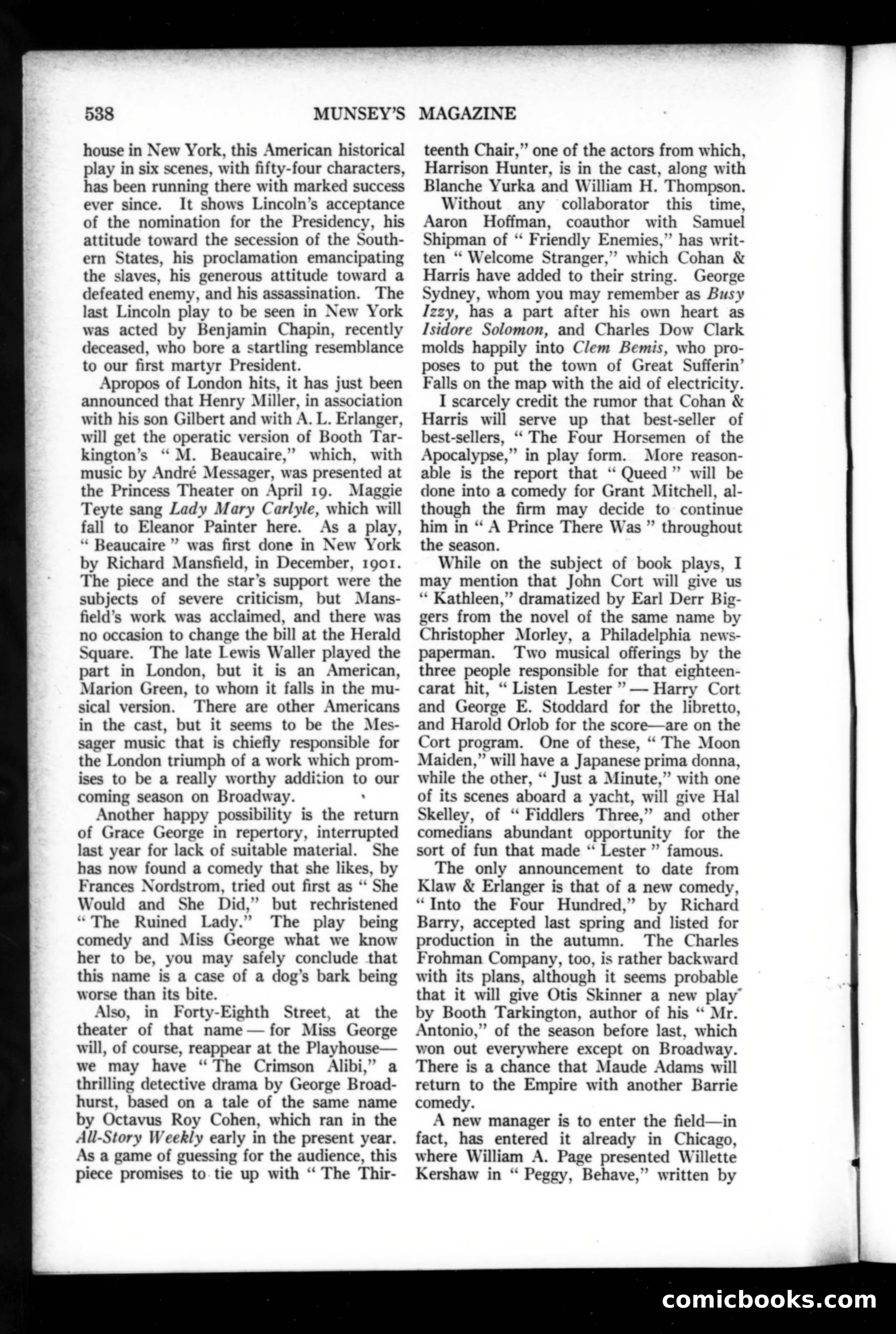 Munsey's Magazine, August 1919 — page 154 of 192