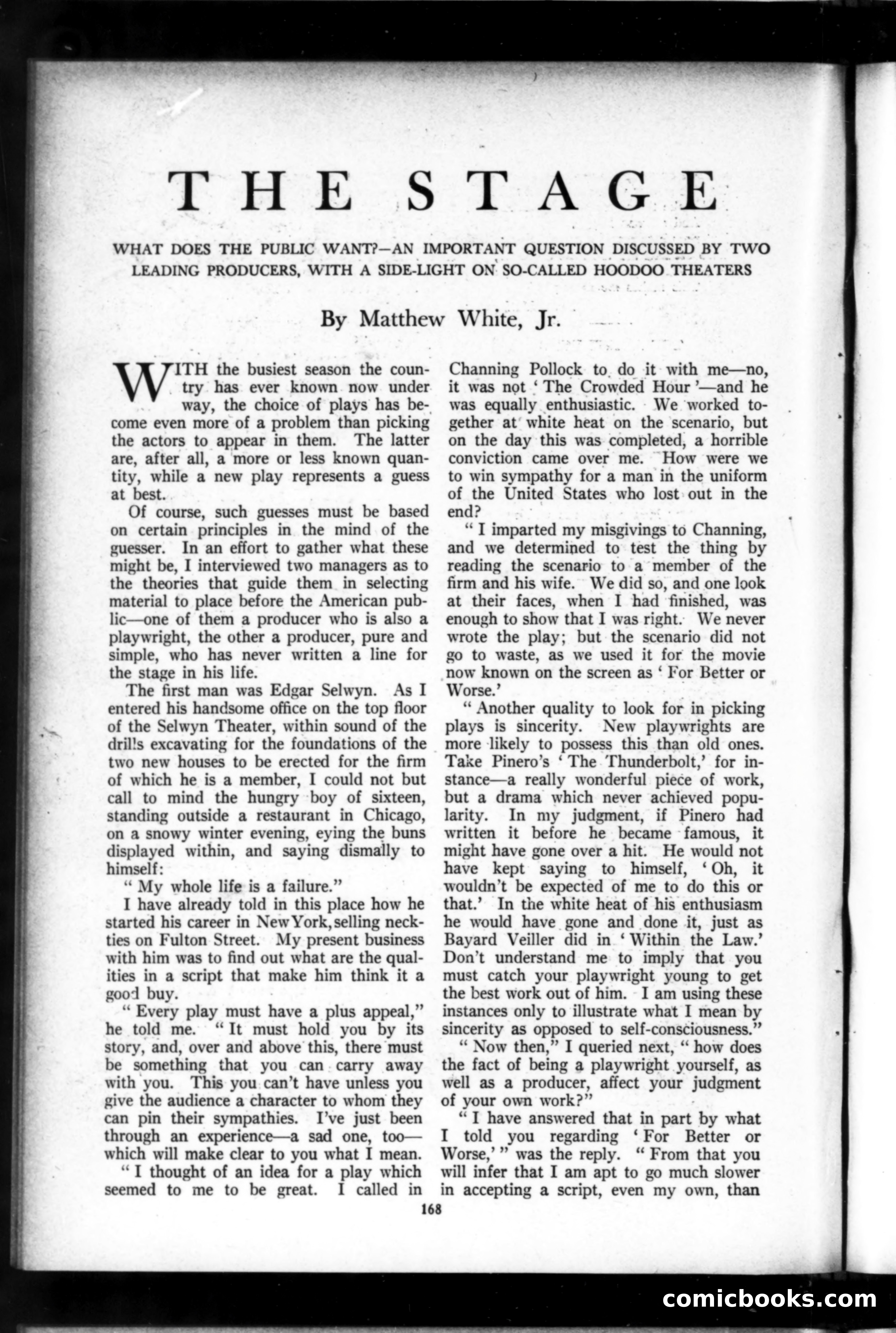 Munsey's Magazine, October 1919 — page 168 of 192