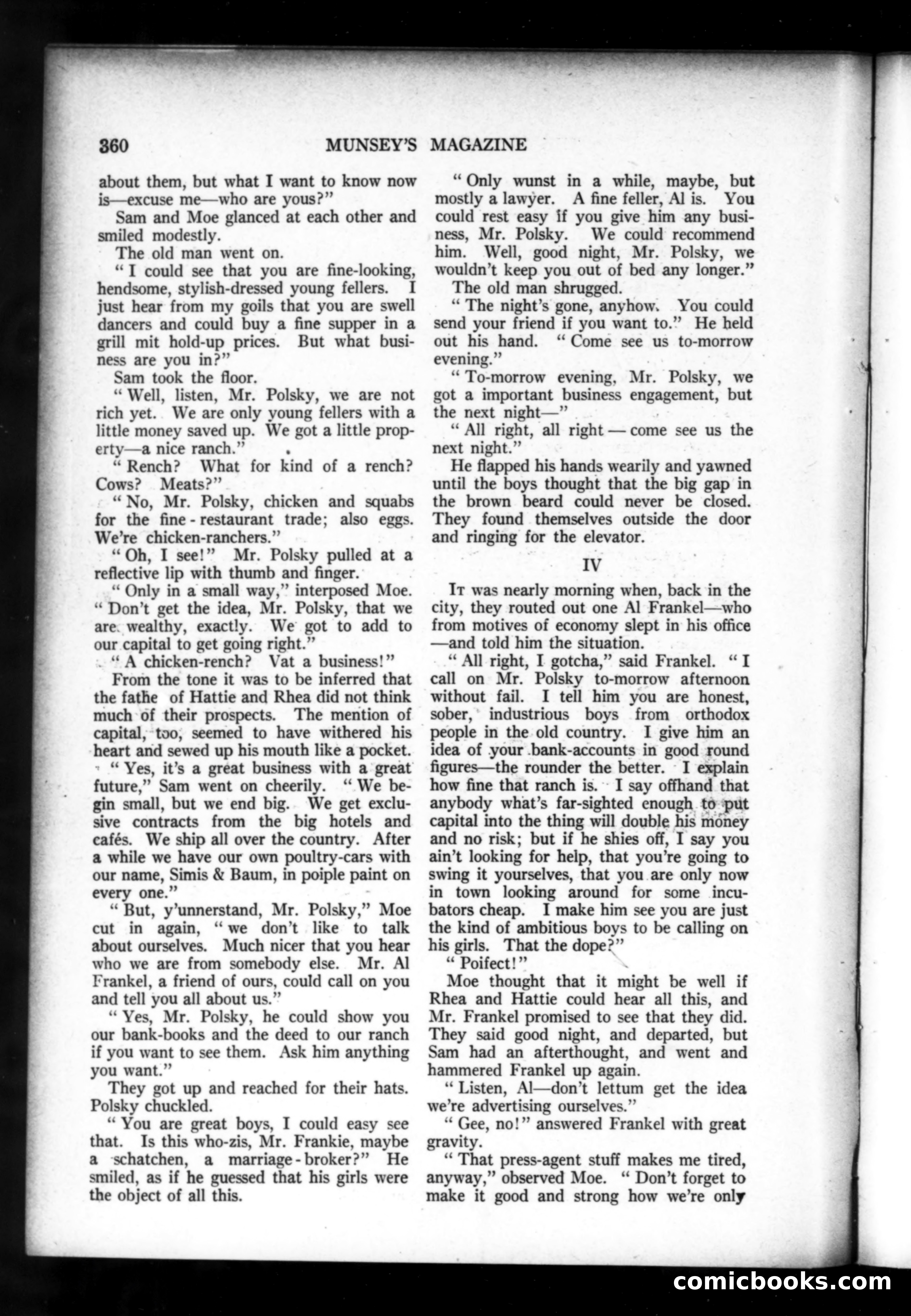 Munsey's Magazine, November 1919 — page 168 of 192