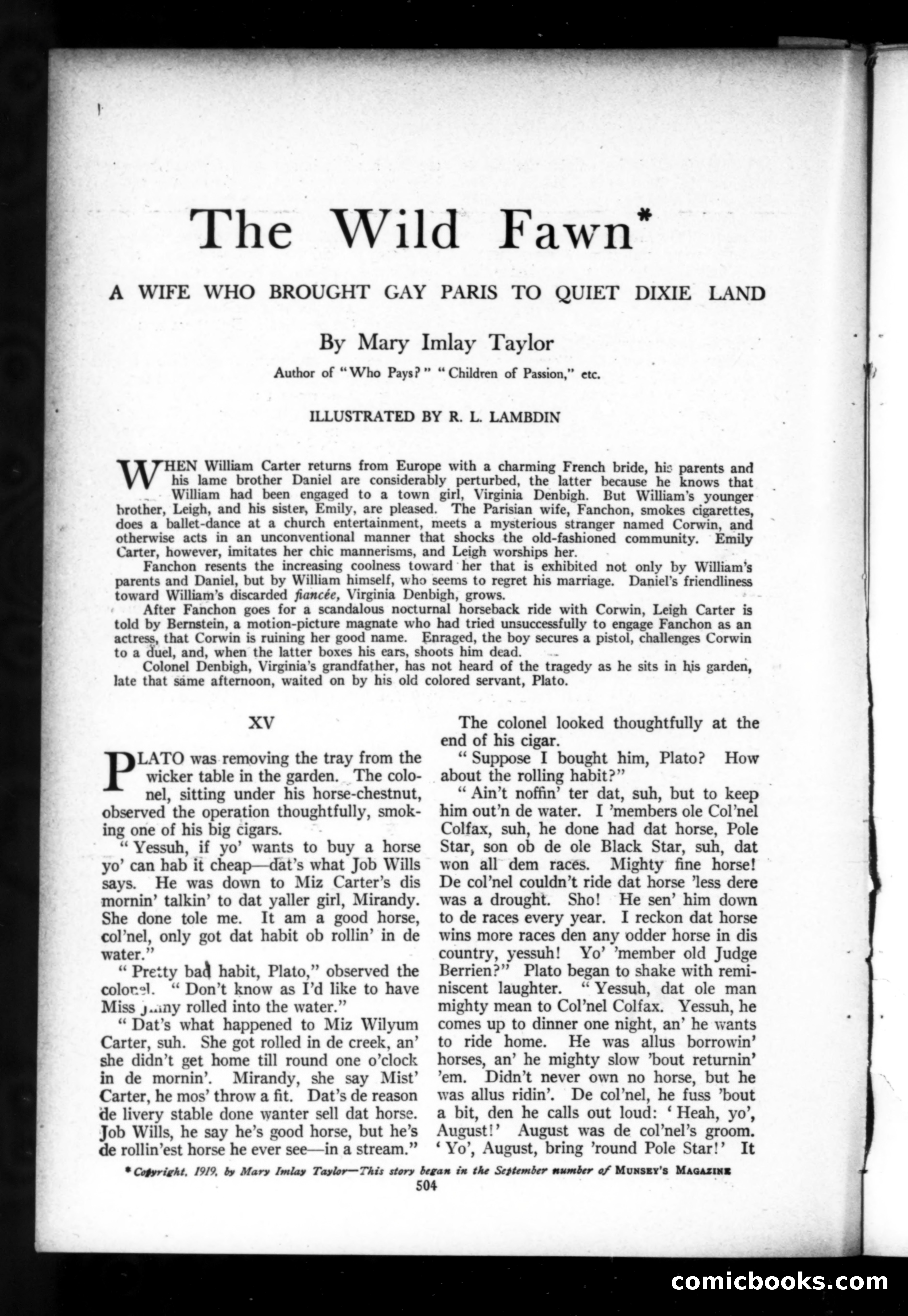 Munsey's Magazine, December 1919 — page 120 of 192