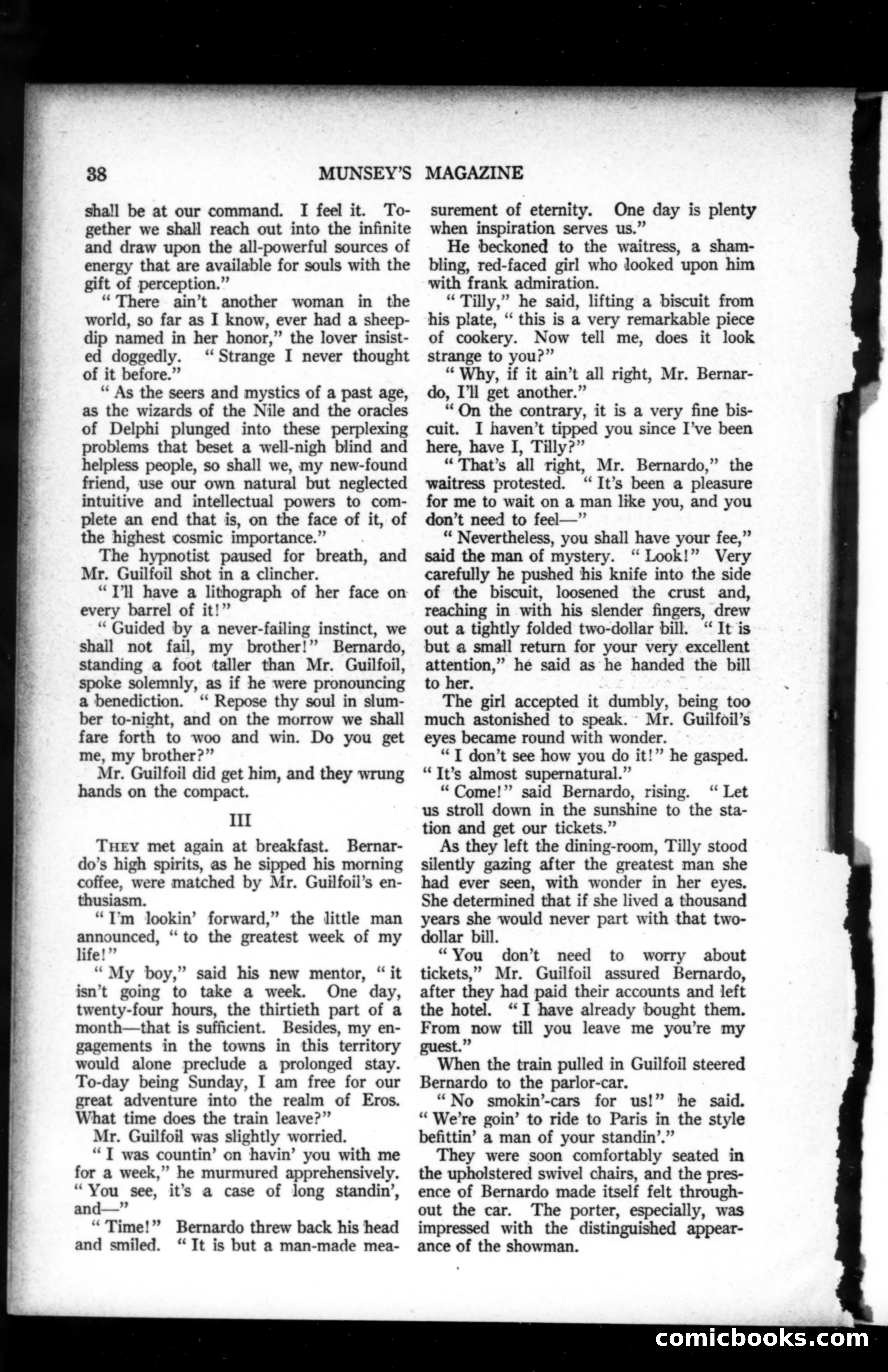 Munsey's Magazine, February 1920 — page 38 of 192
