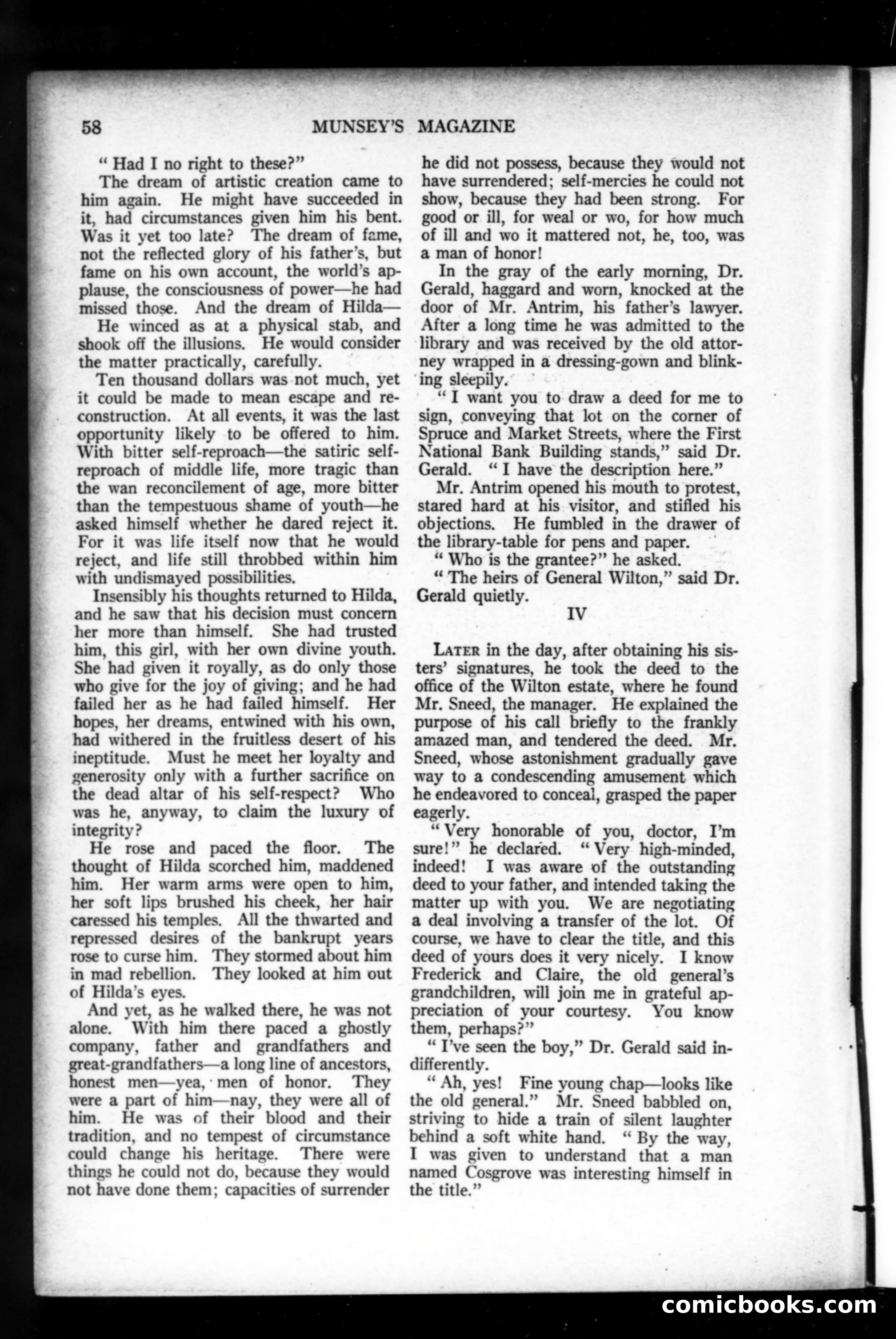 Munsey's Magazine, February 1920 — page 58 of 192