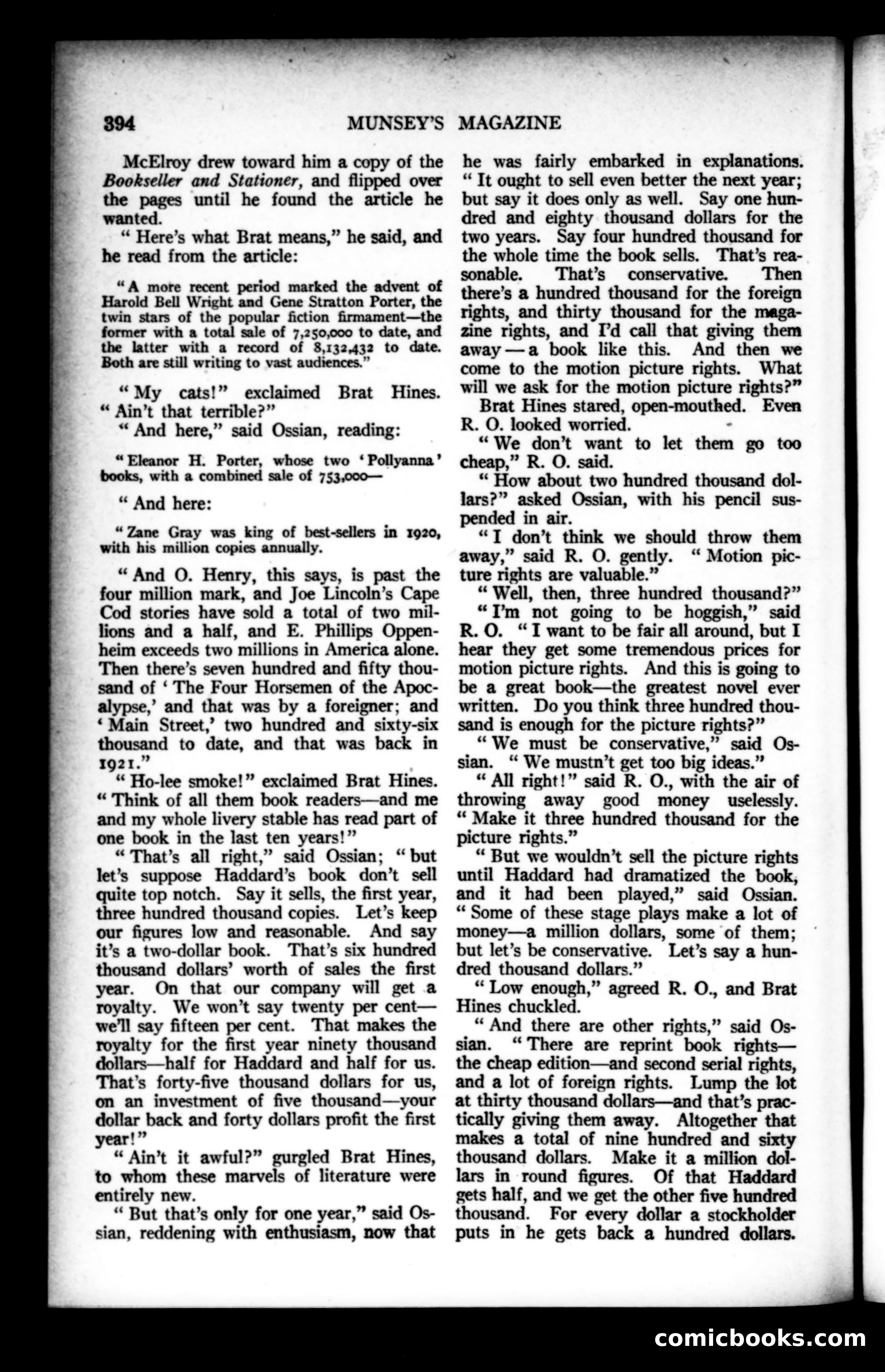 Munsey's Magazine, August 1923 — page 10 of 192