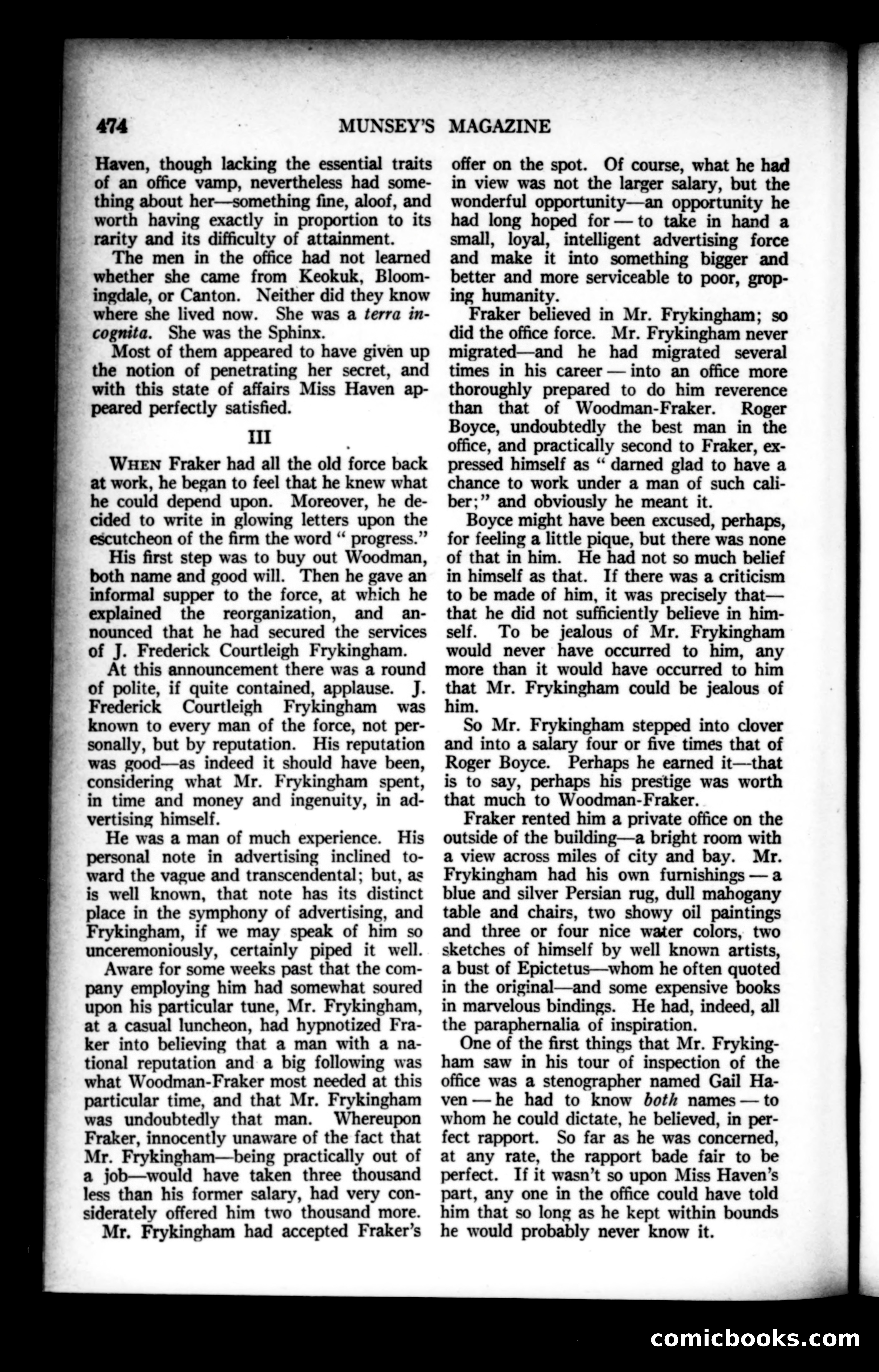 Munsey's Magazine, August 1923 — page 90 of 192