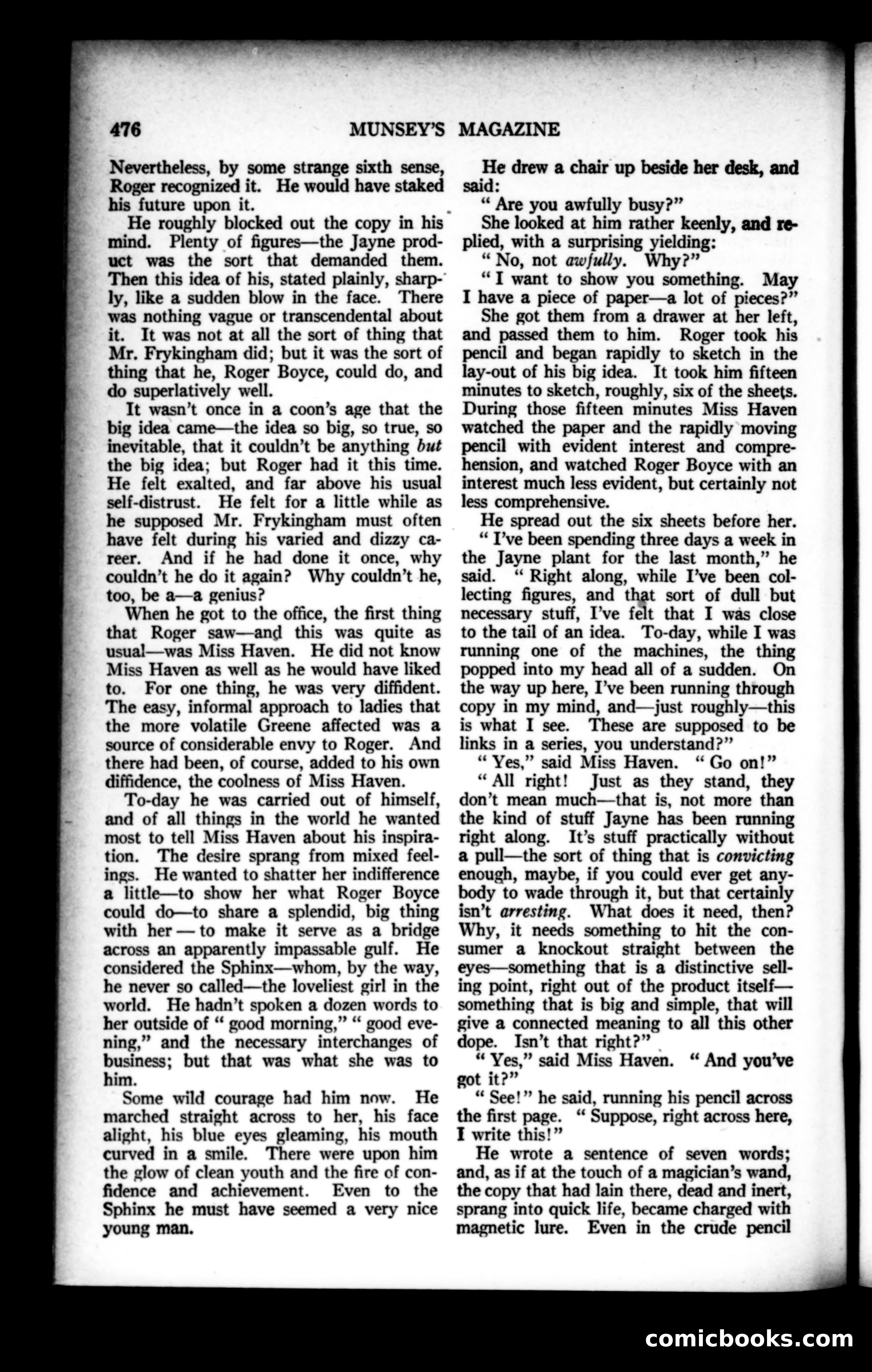 Munsey's Magazine, August 1923 — page 92 of 192