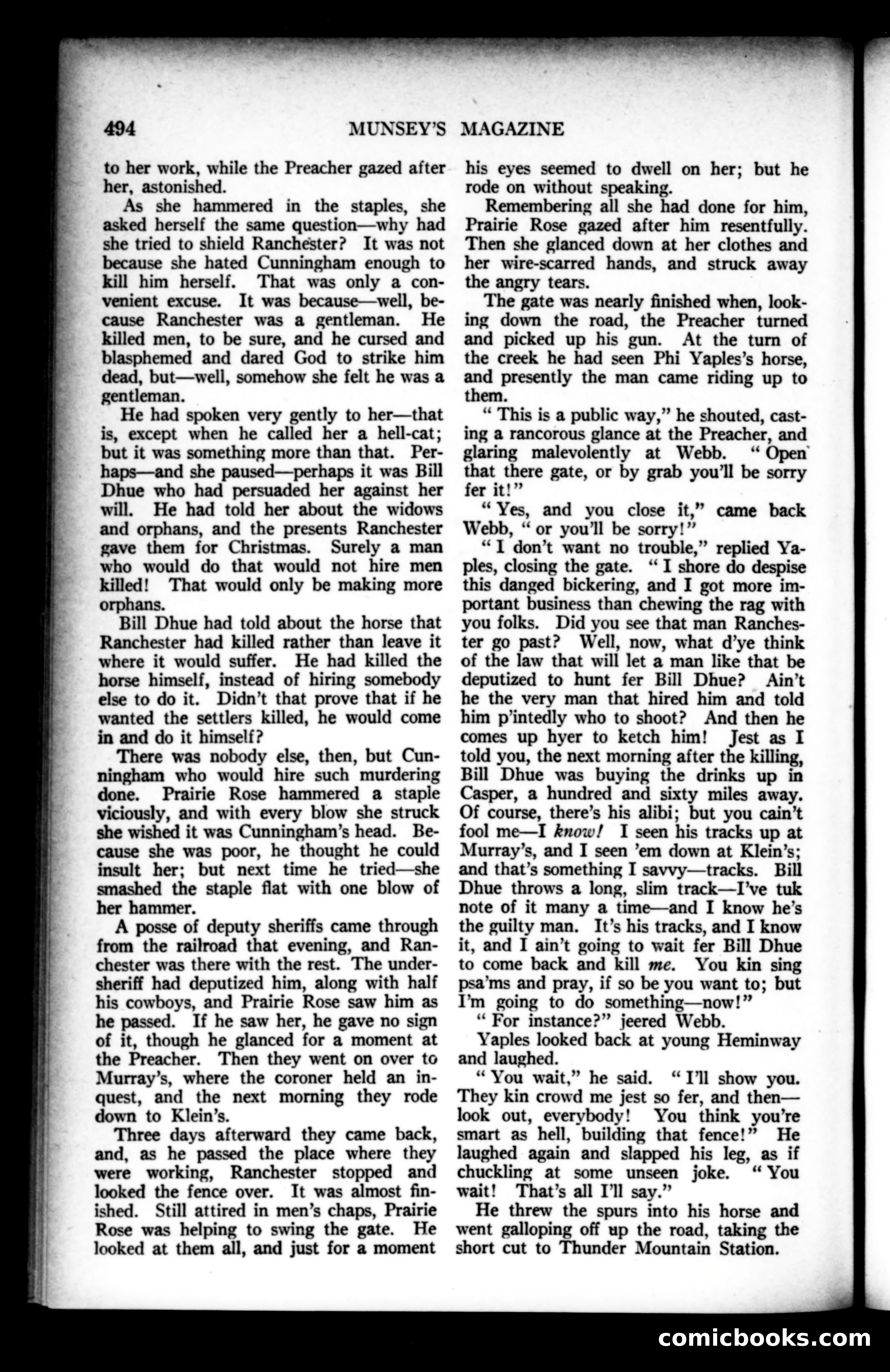 Munsey's Magazine, August 1923 — page 110 of 192