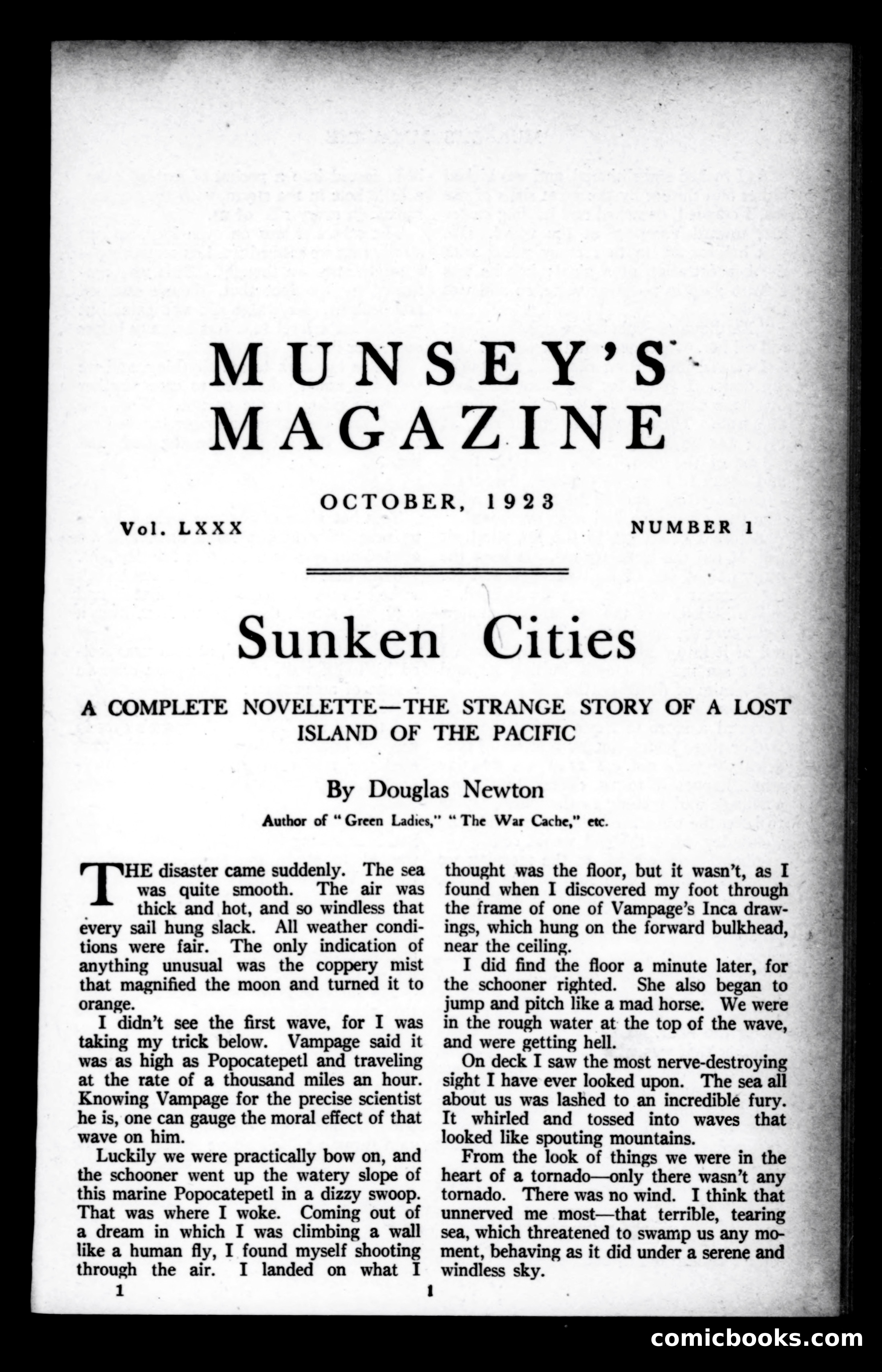Munsey's Magazine, October 1923 — page 1 of 192