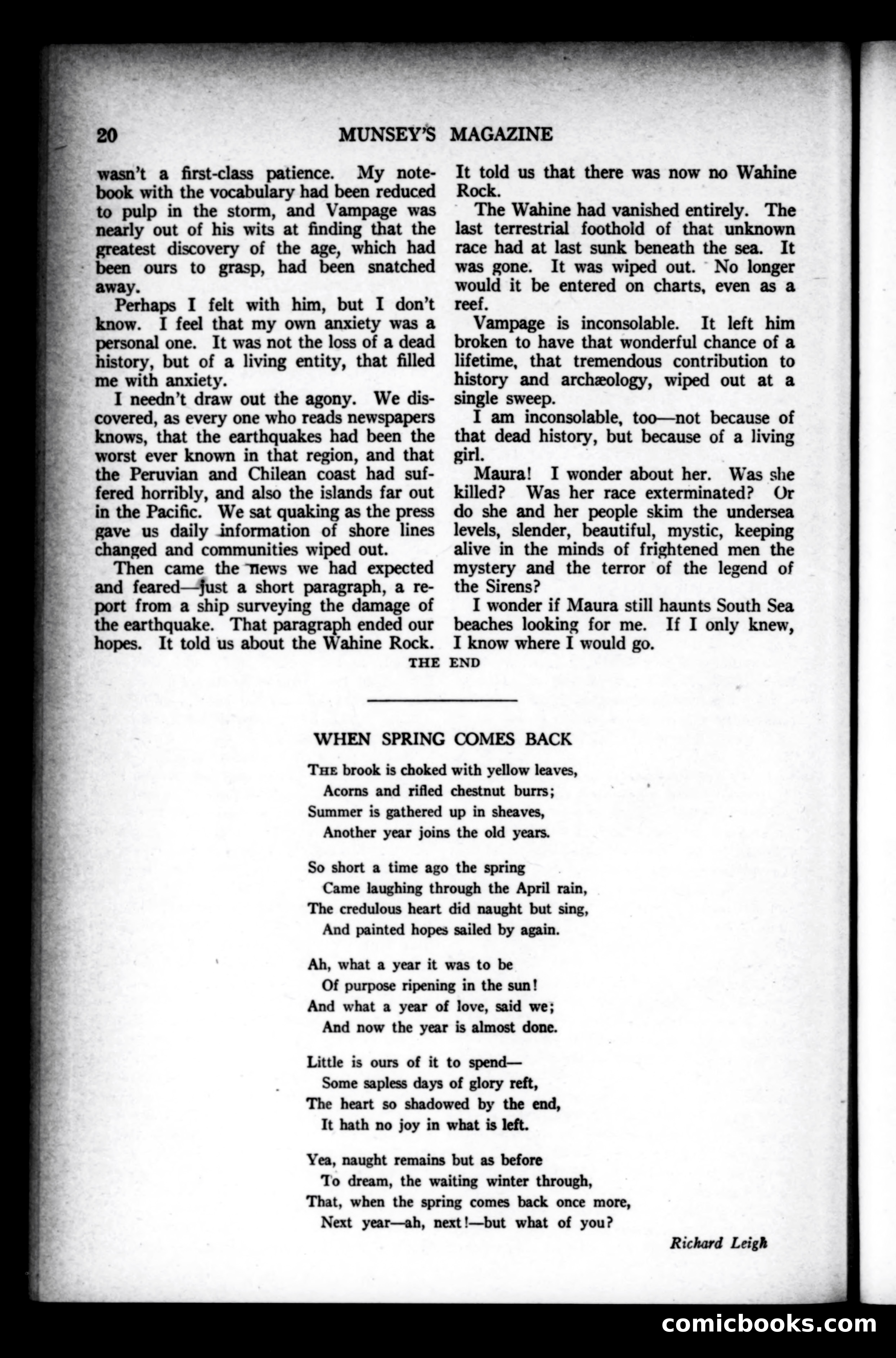Munsey's Magazine, October 1923 — page 20 of 192