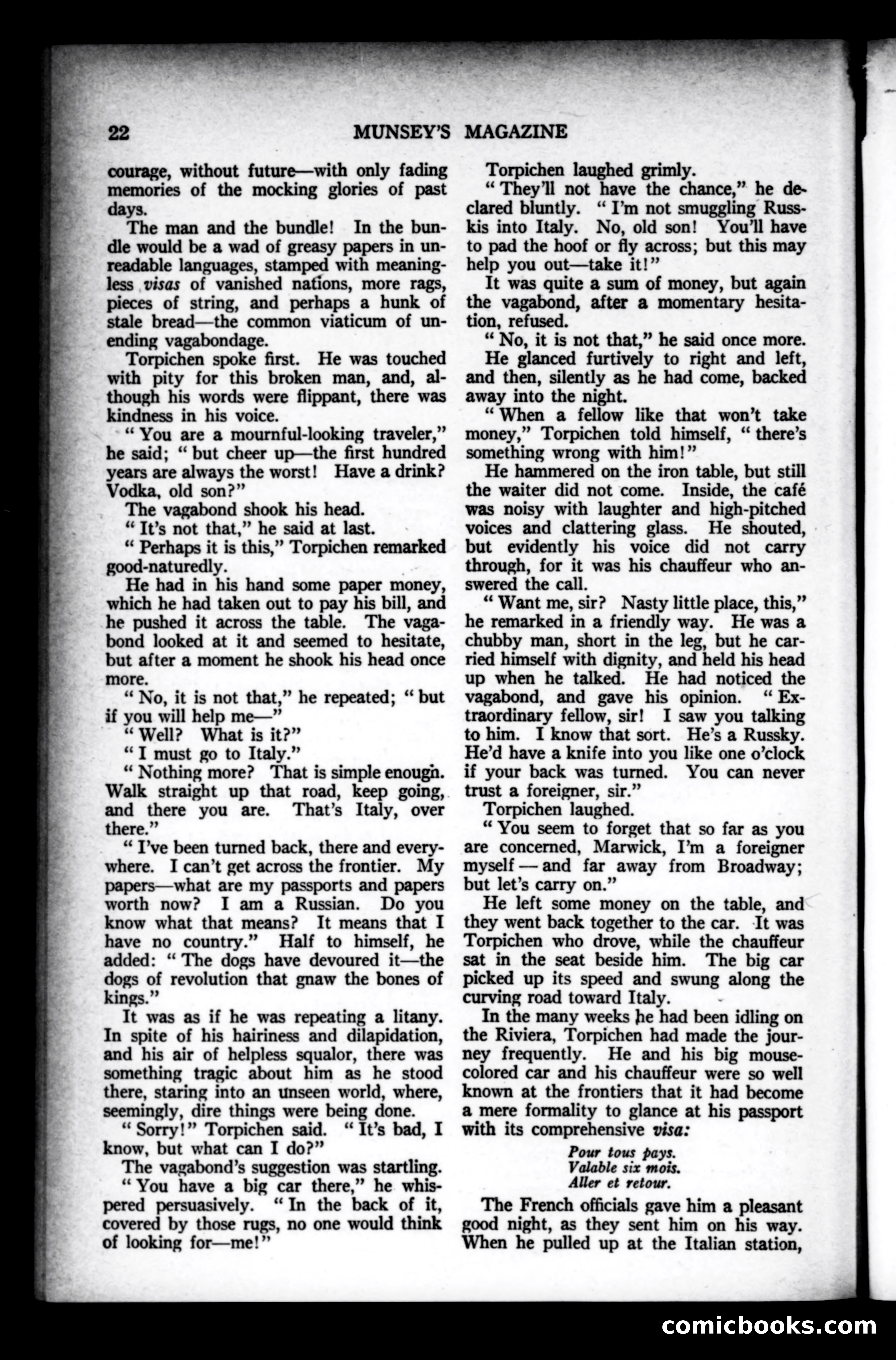 Munsey's Magazine, October 1923 — page 22 of 192