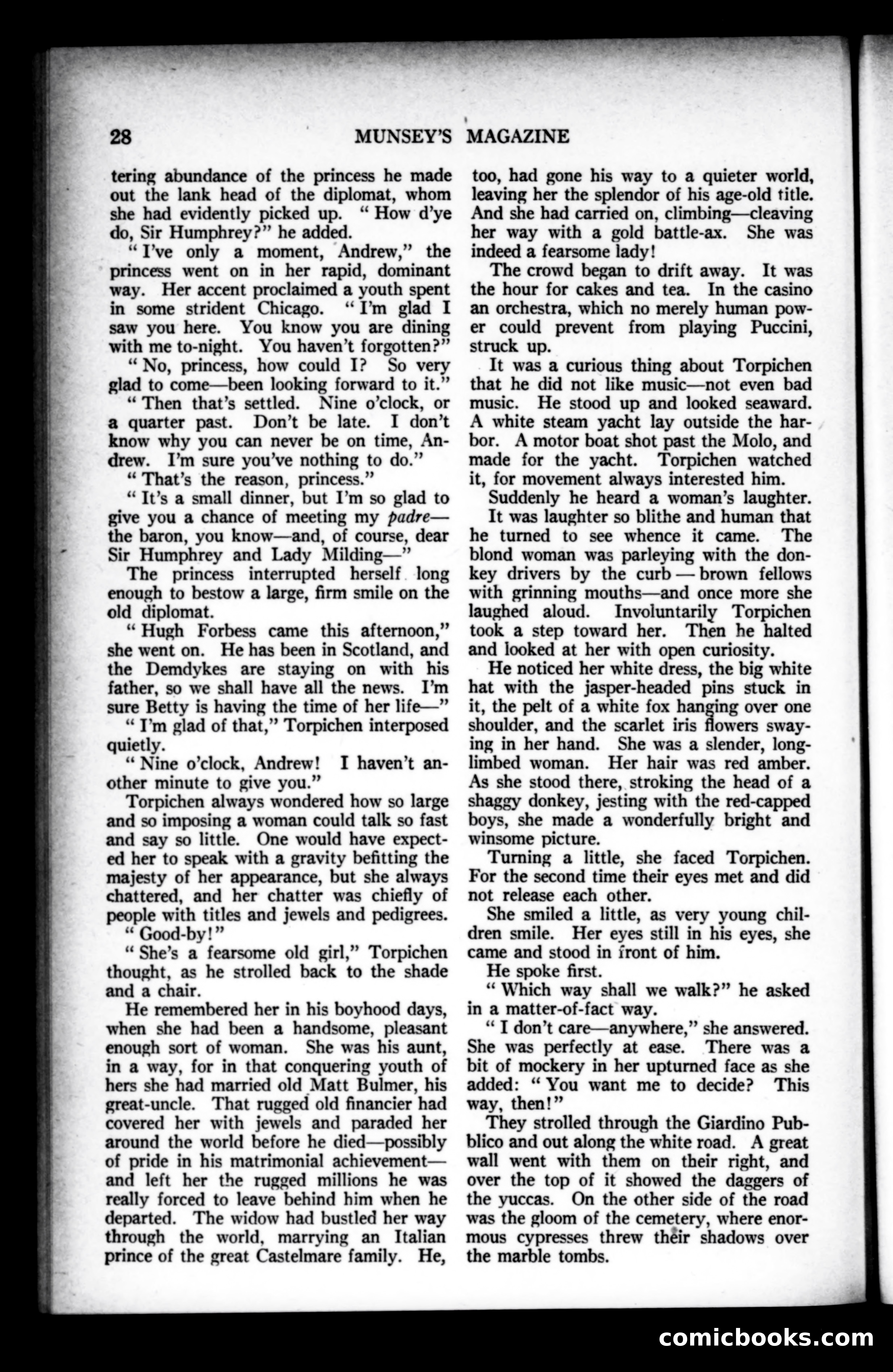 Munsey's Magazine, October 1923 — page 28 of 192