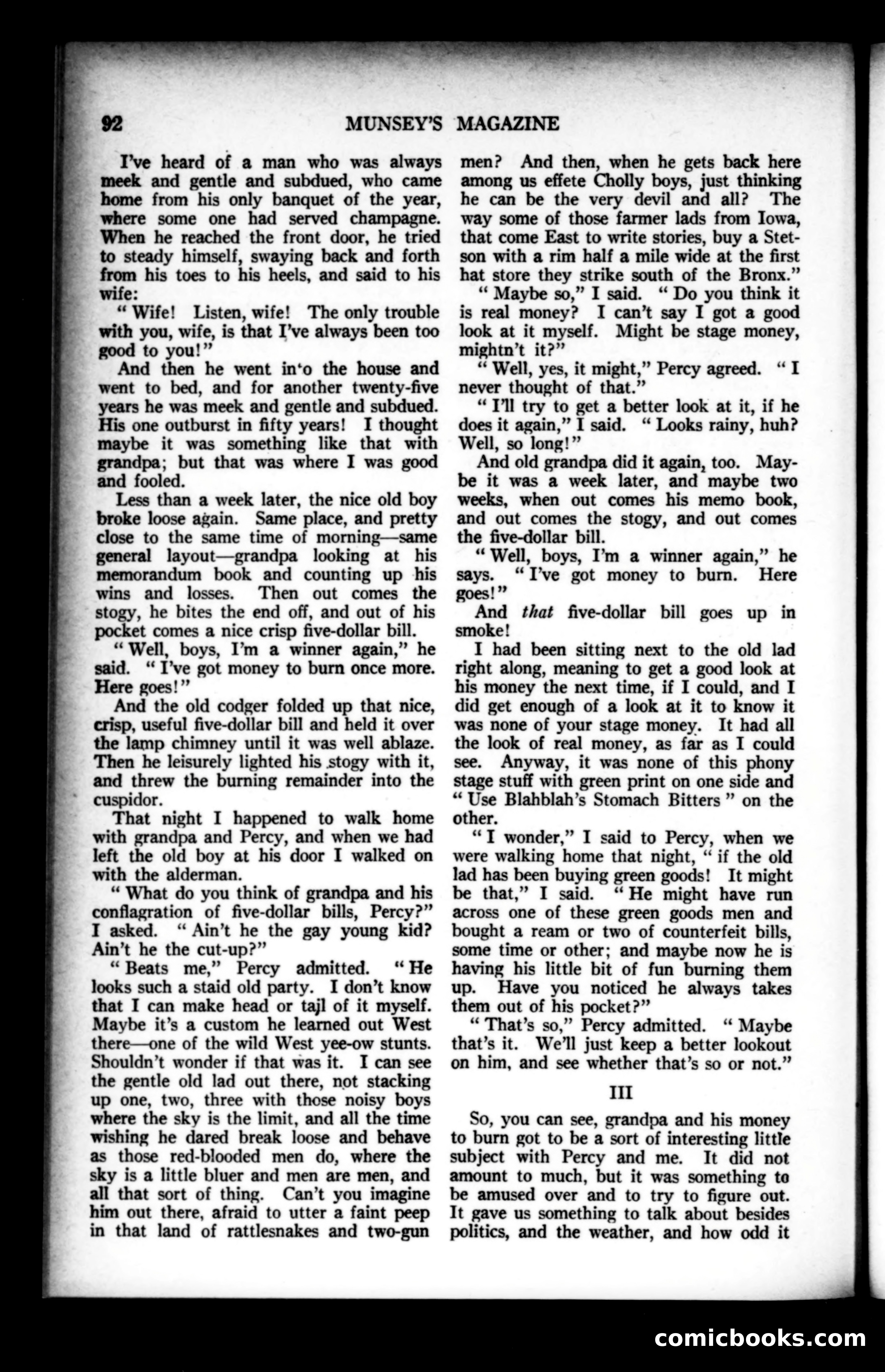 Munsey's Magazine, October 1923 — page 92 of 192