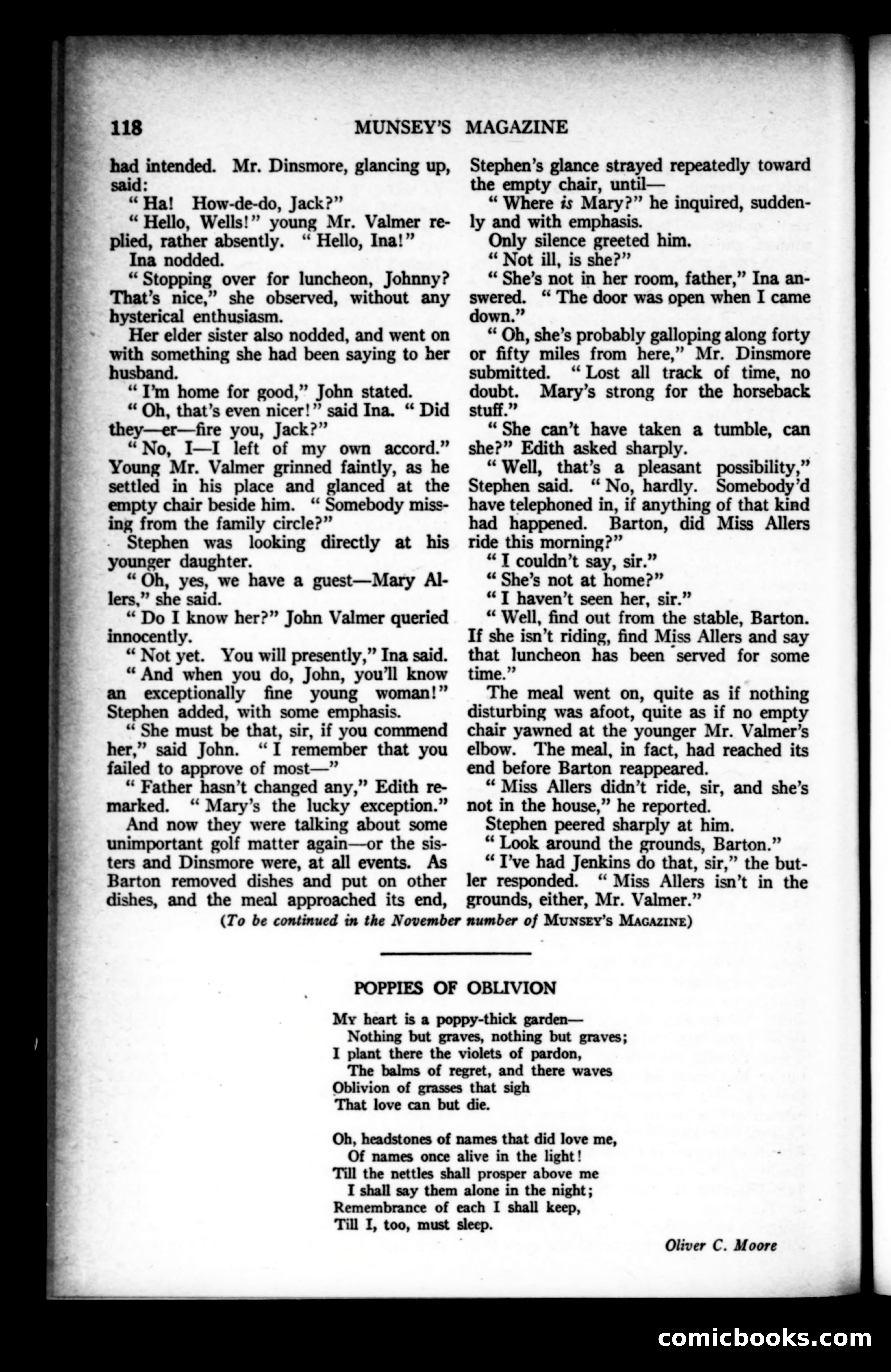 Munsey's Magazine, October 1923 — page 118 of 192