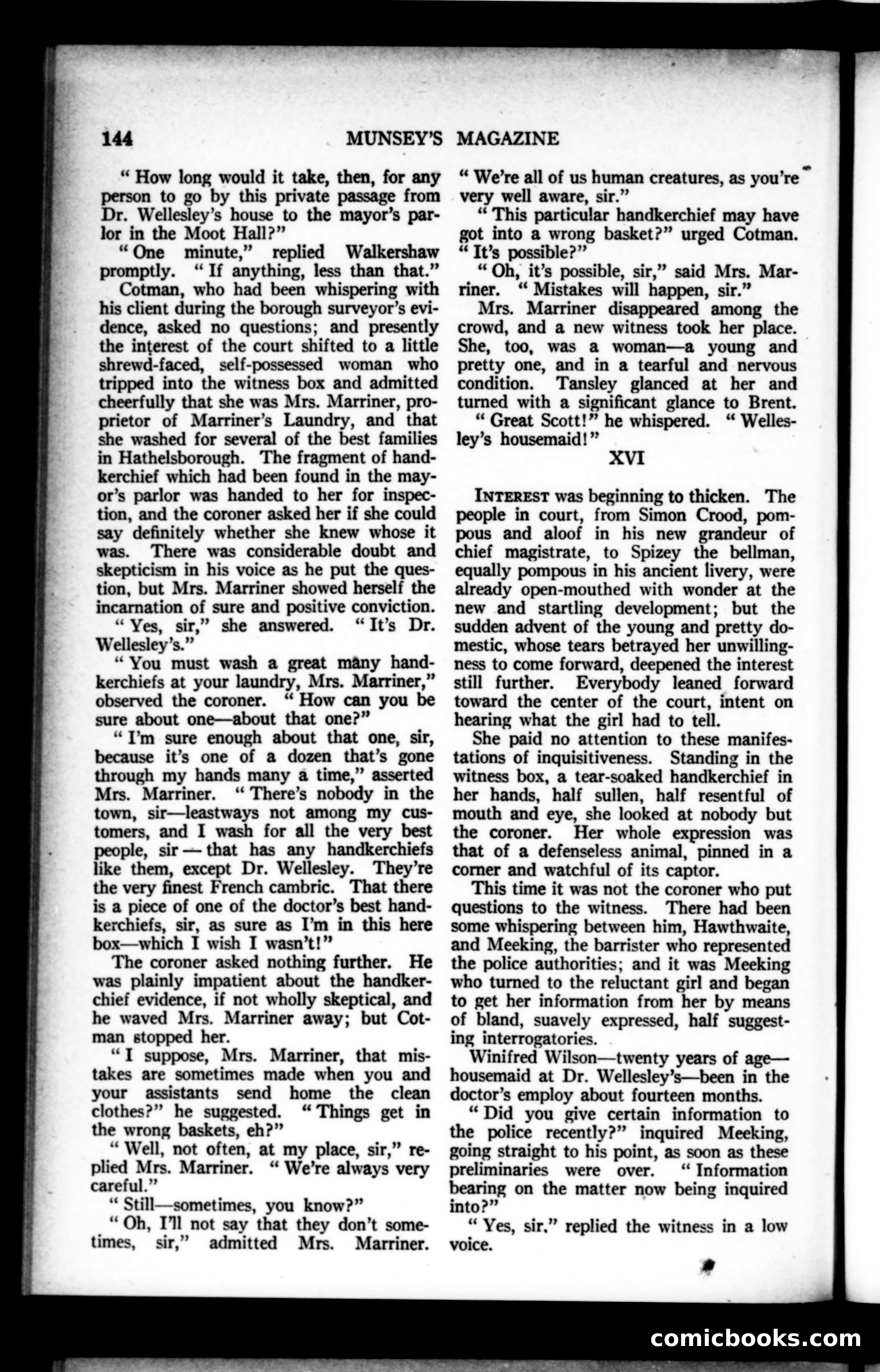 Munsey's Magazine, October 1923 — page 144 of 192