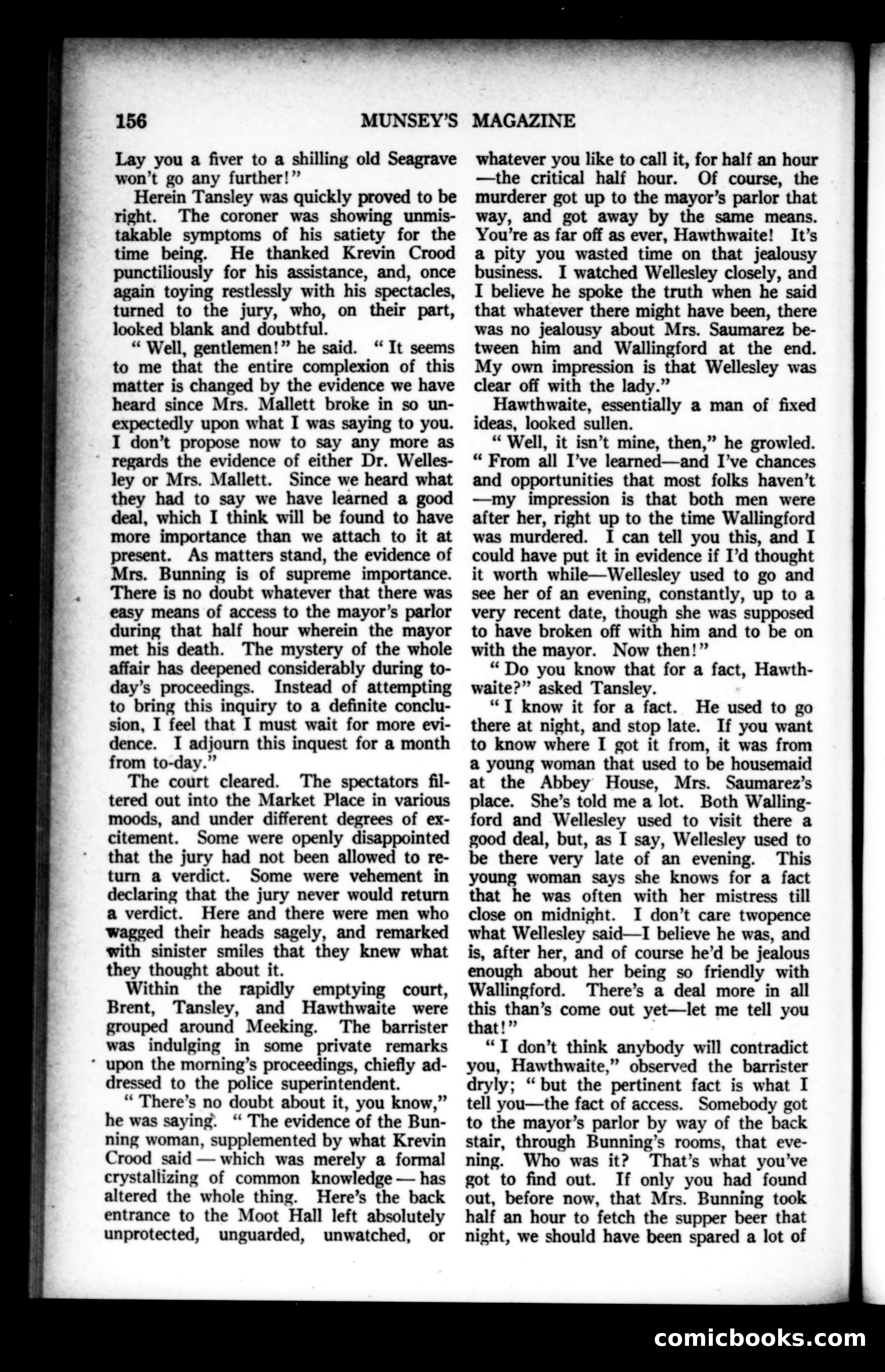 Munsey's Magazine, October 1923 — page 156 of 192