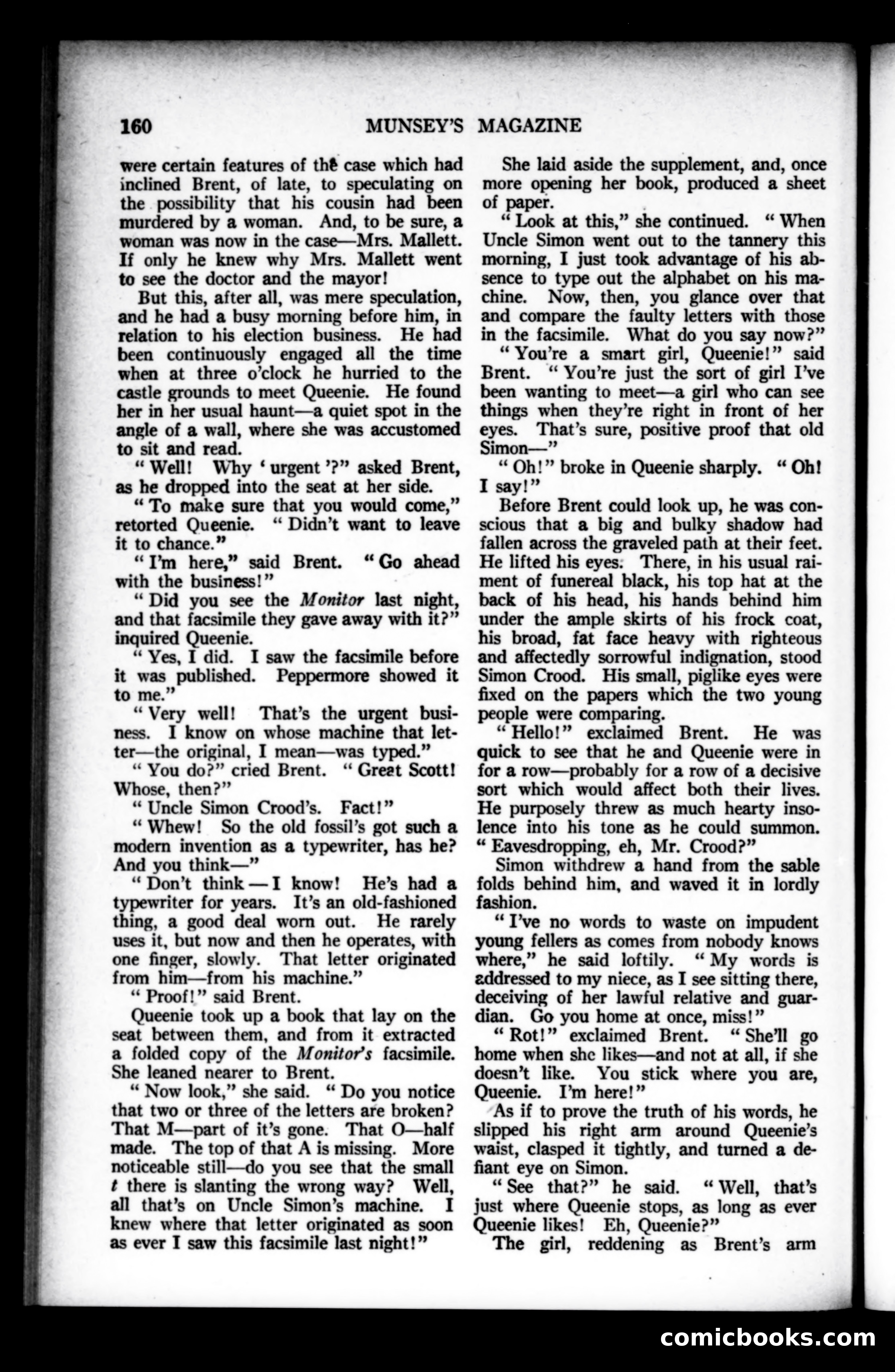 Munsey's Magazine, October 1923 — page 160 of 192