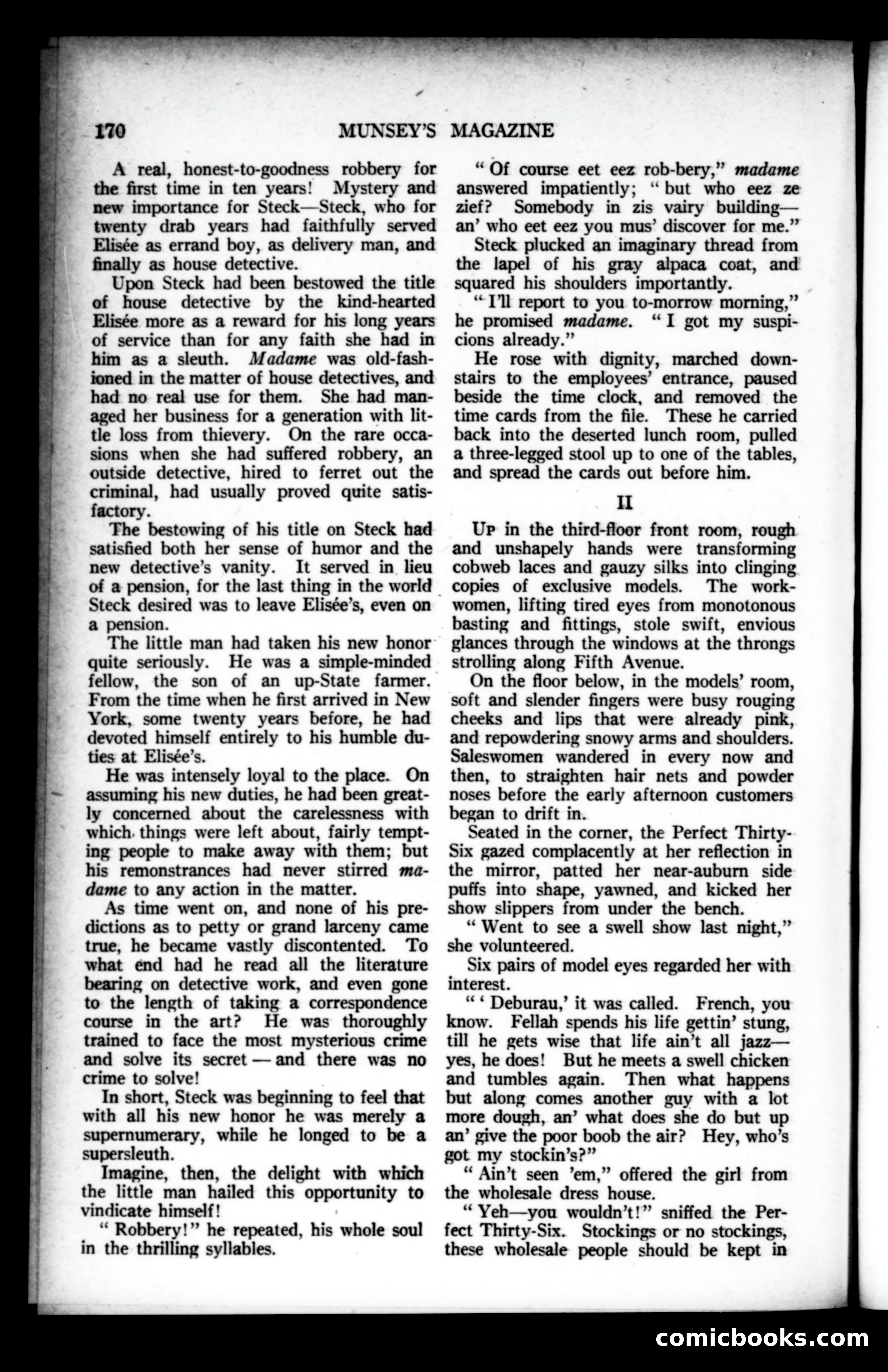 Munsey's Magazine, October 1923 — page 170 of 192